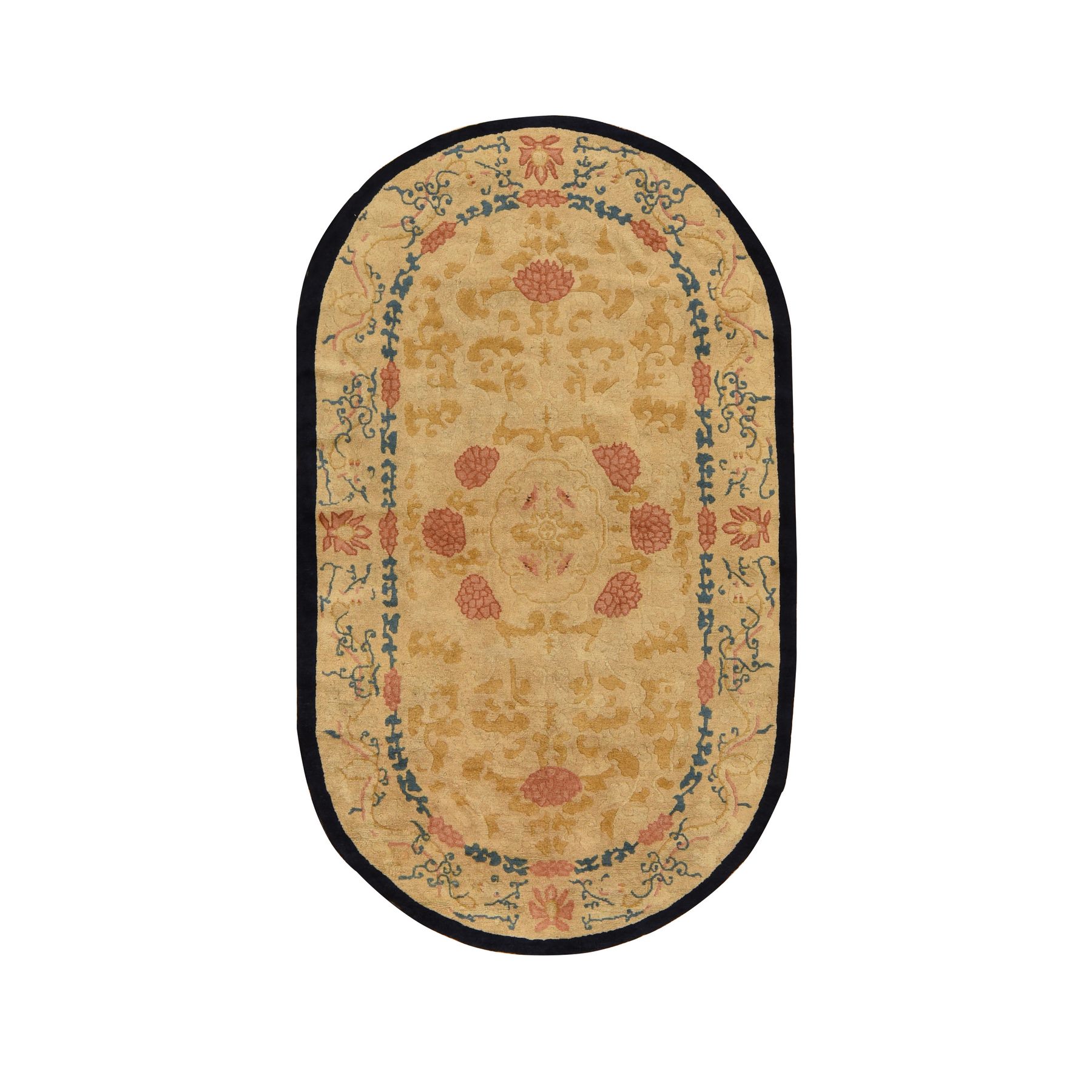 Antique-Hand-Knotted-Rug-392310