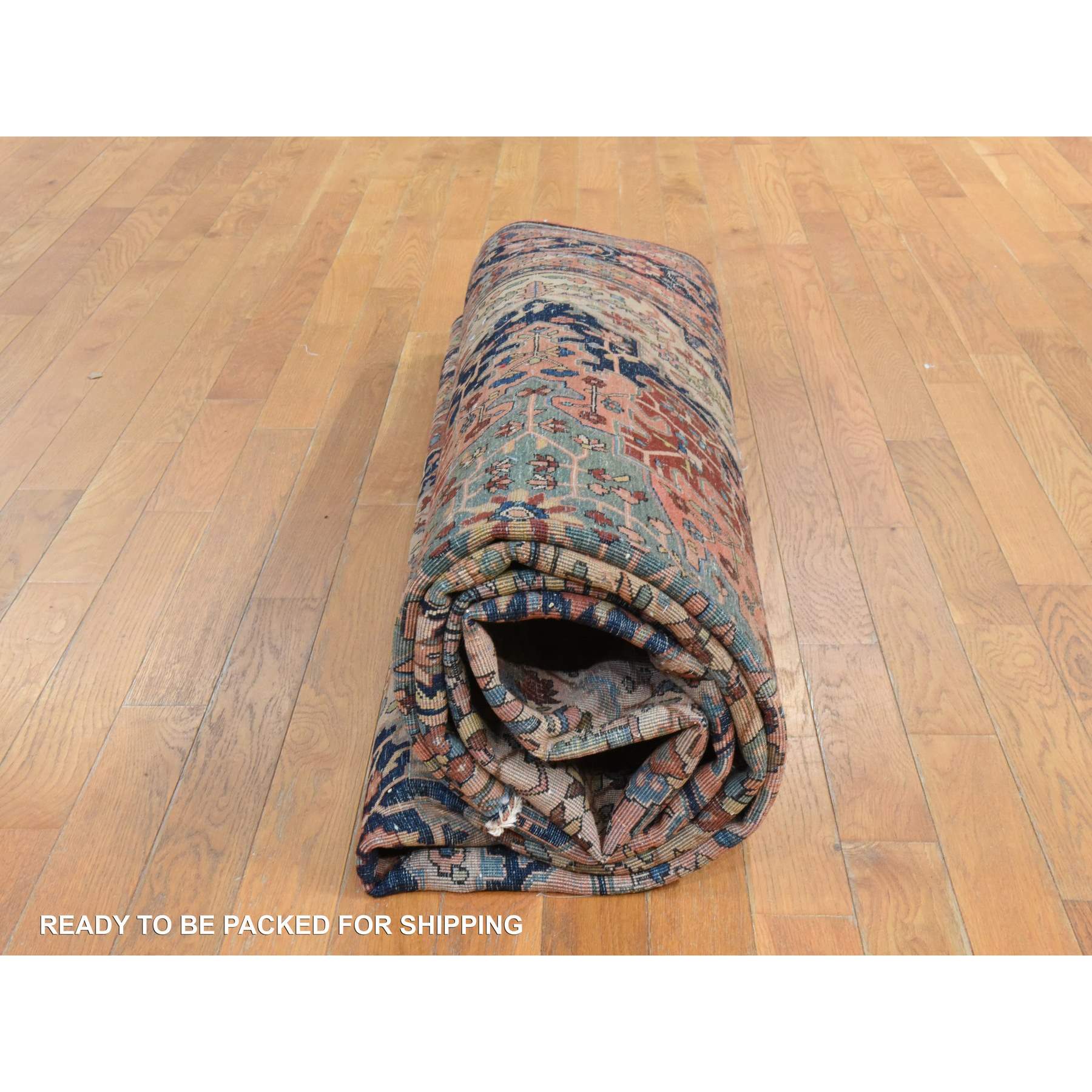 Antique-Hand-Knotted-Rug-392380