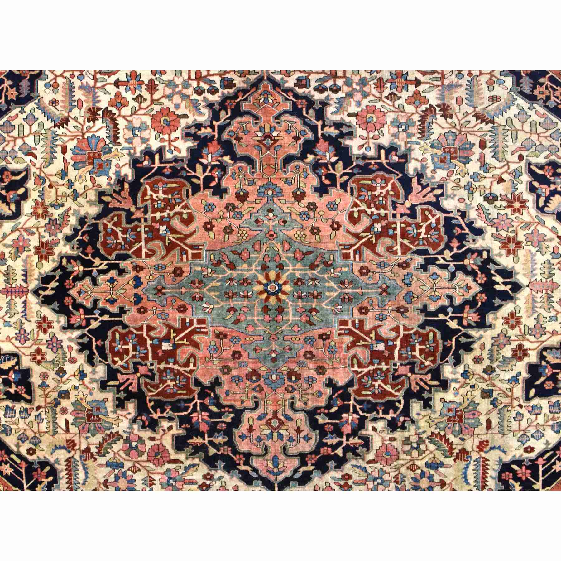 Antique-Hand-Knotted-Rug-392380