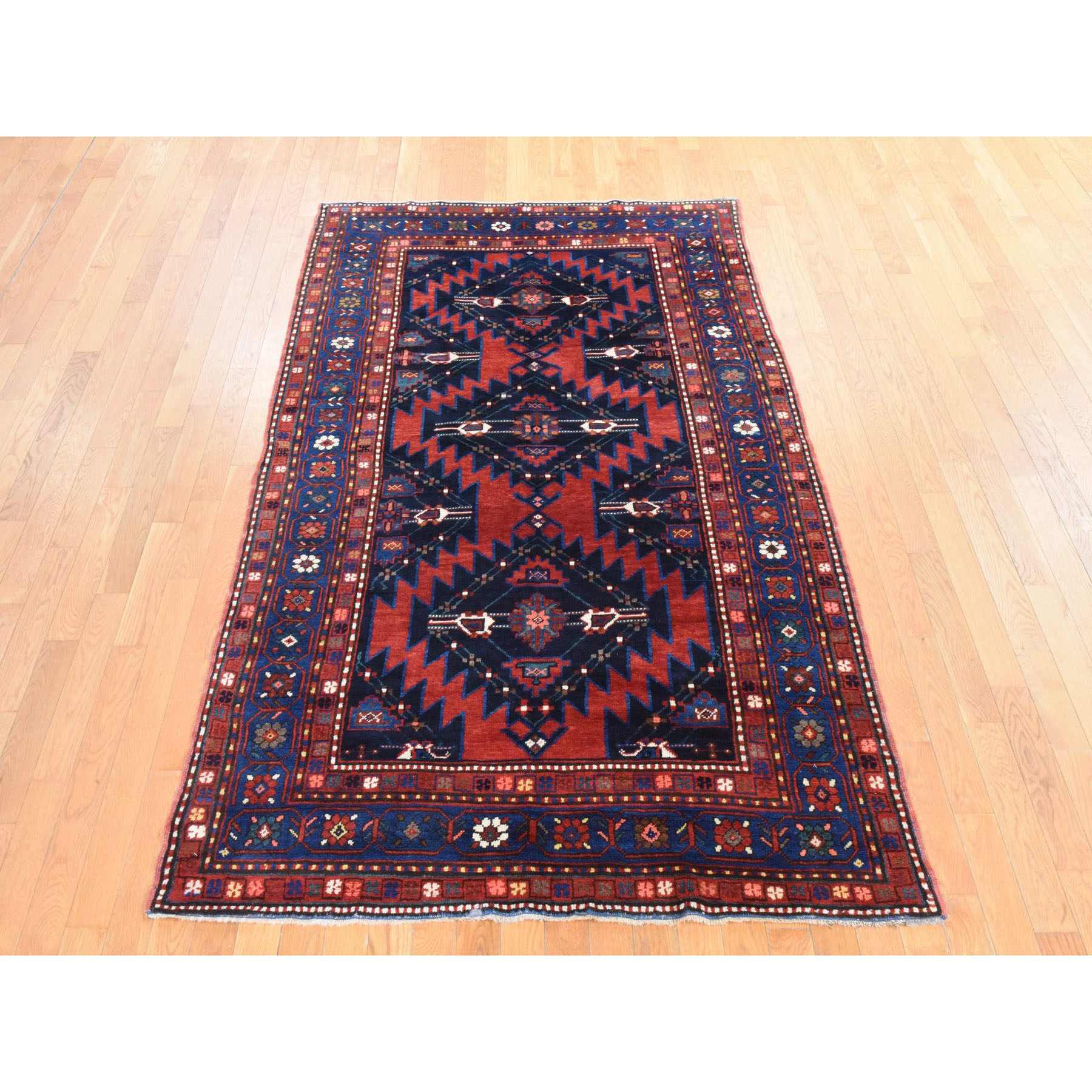 Antique-Hand-Knotted-Rug-392435
