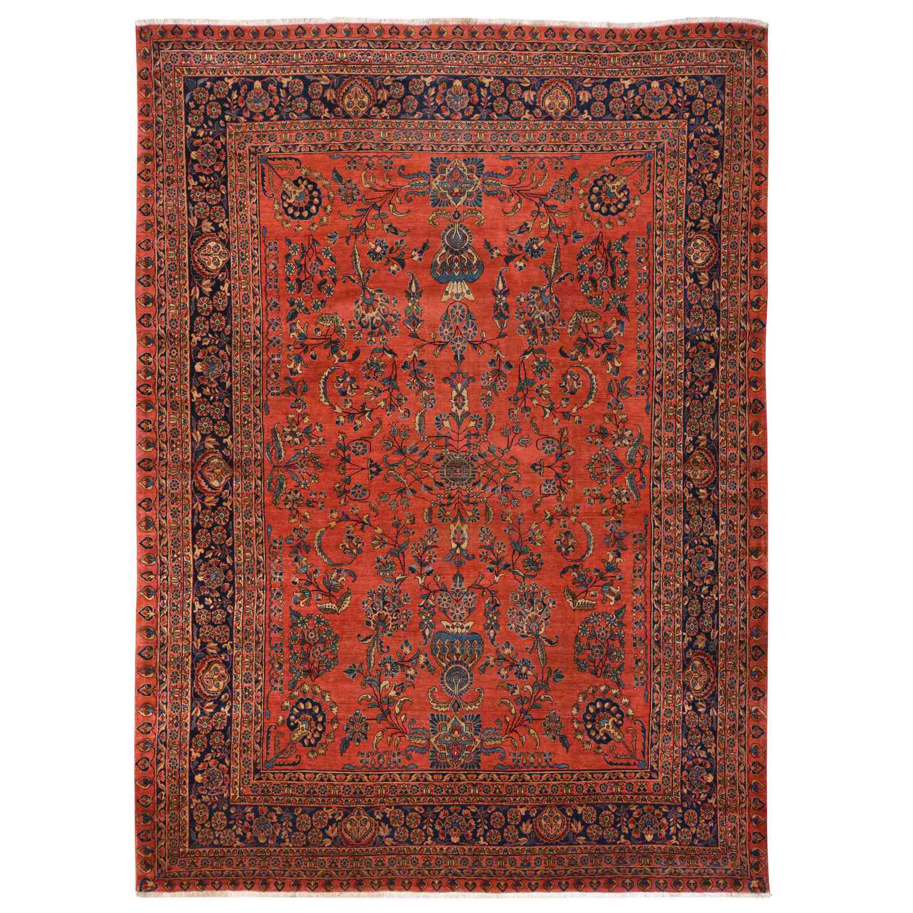 Antique-Hand-Knotted-Rug-392490