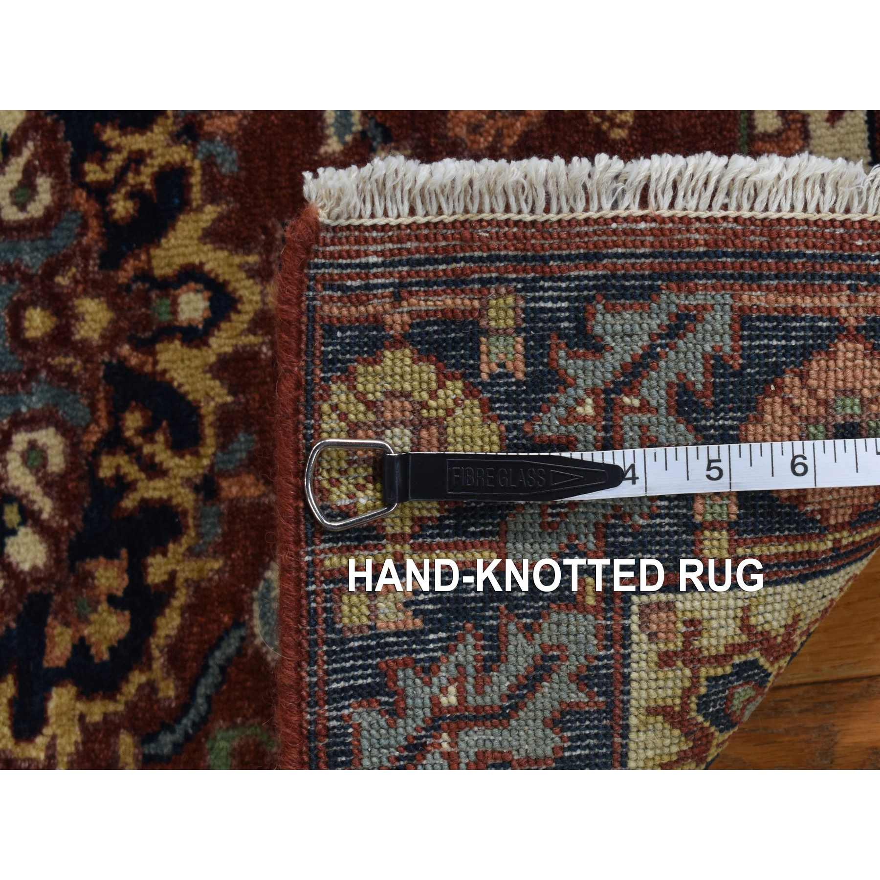 Heriz-Hand-Knotted-Rug-390085