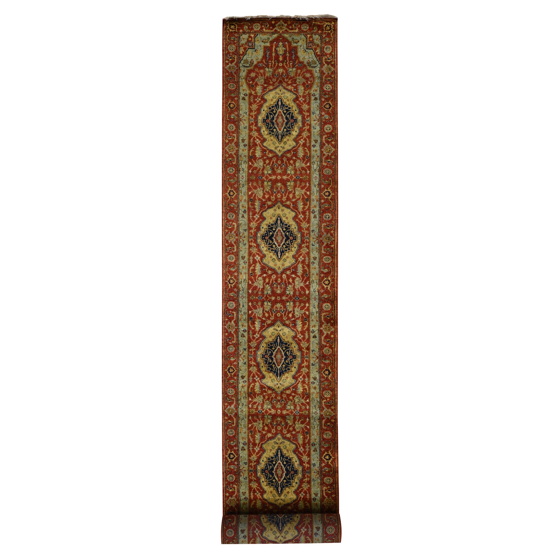 Heriz-Hand-Knotted-Rug-391045