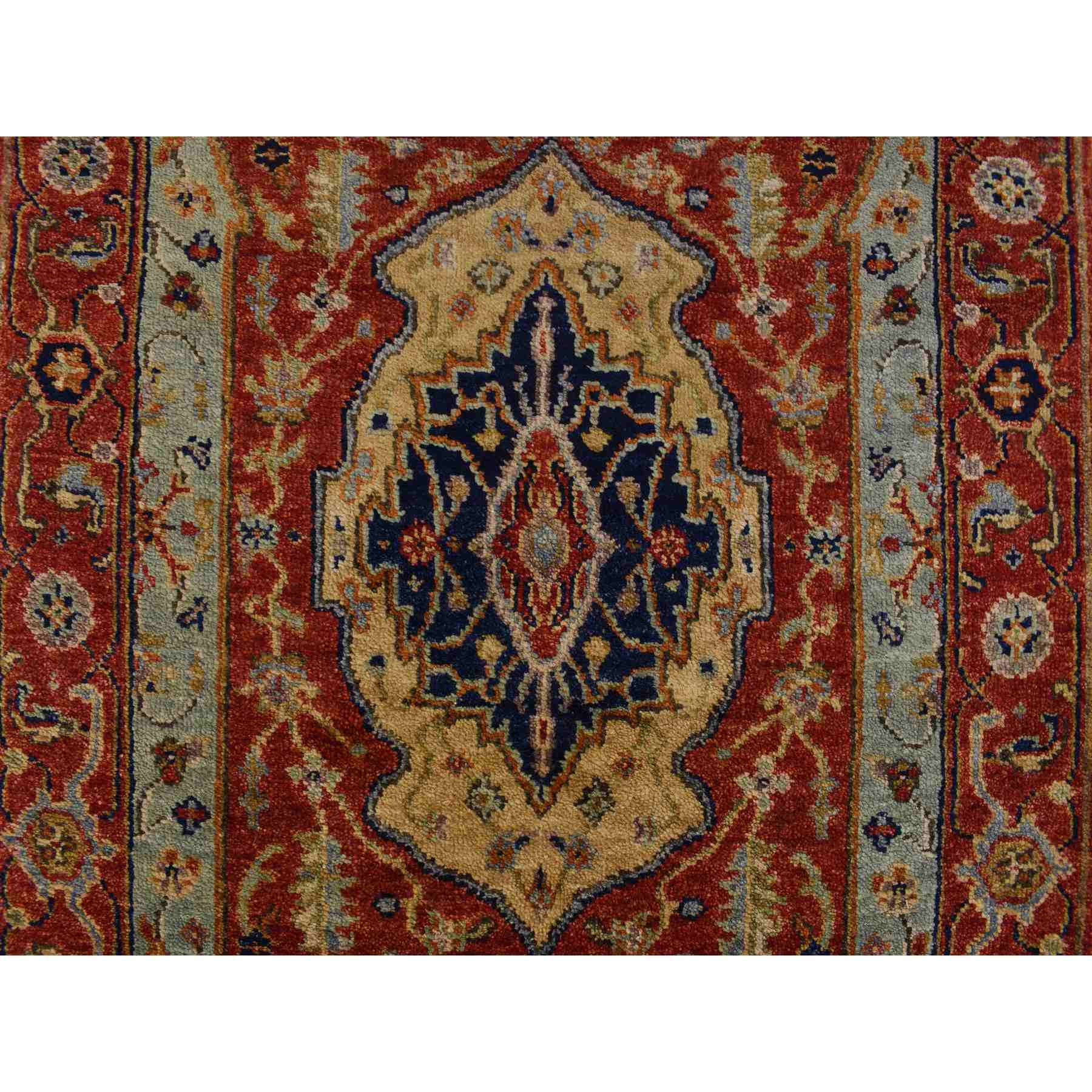 Heriz-Hand-Knotted-Rug-391045