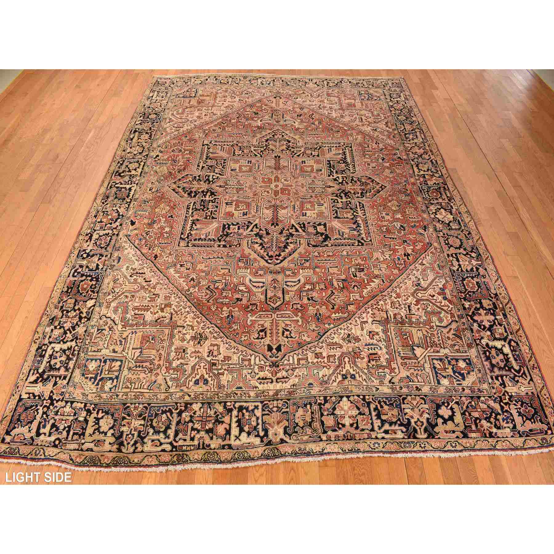 Heriz-Hand-Knotted-Rug-391535