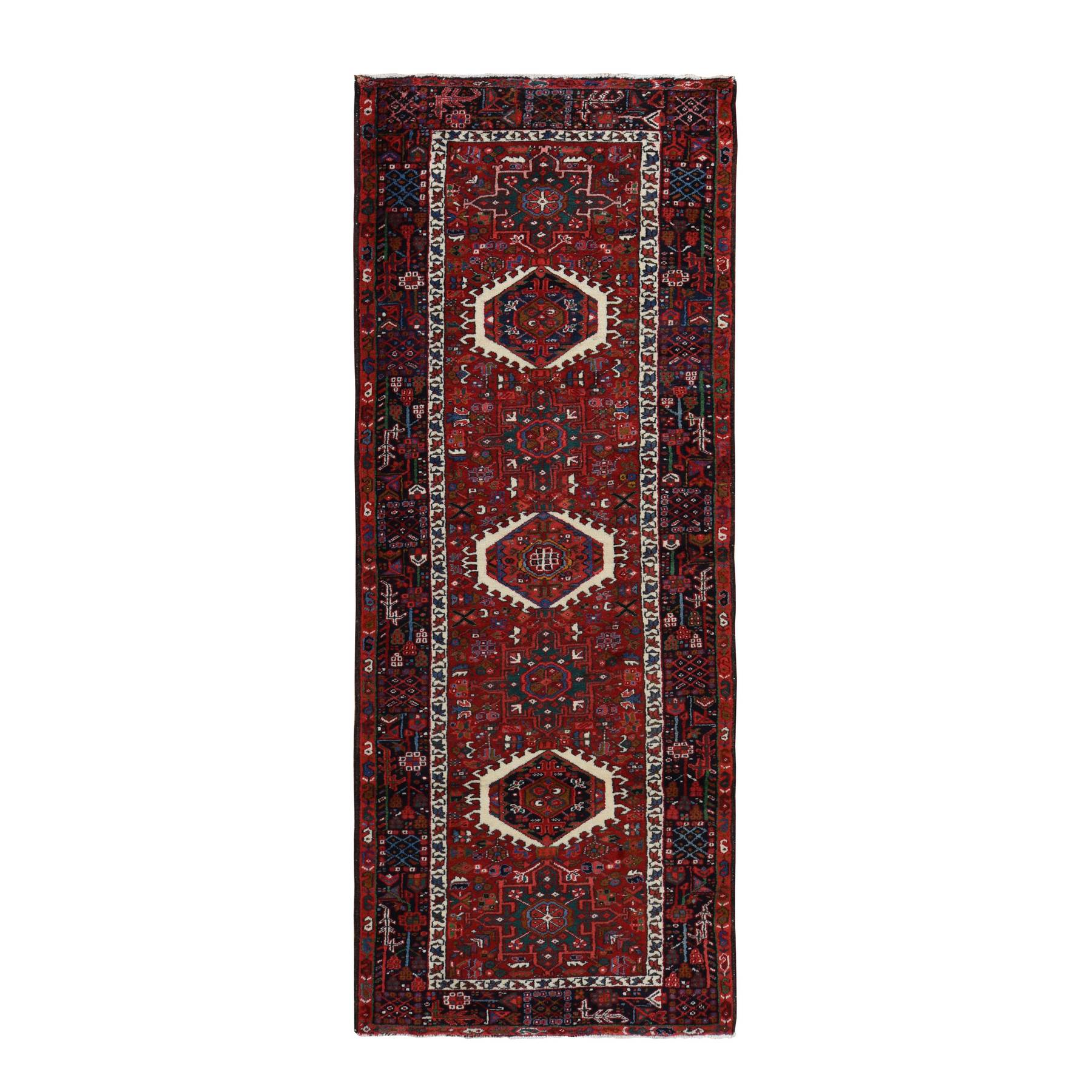 Heriz-Hand-Knotted-Rug-391540