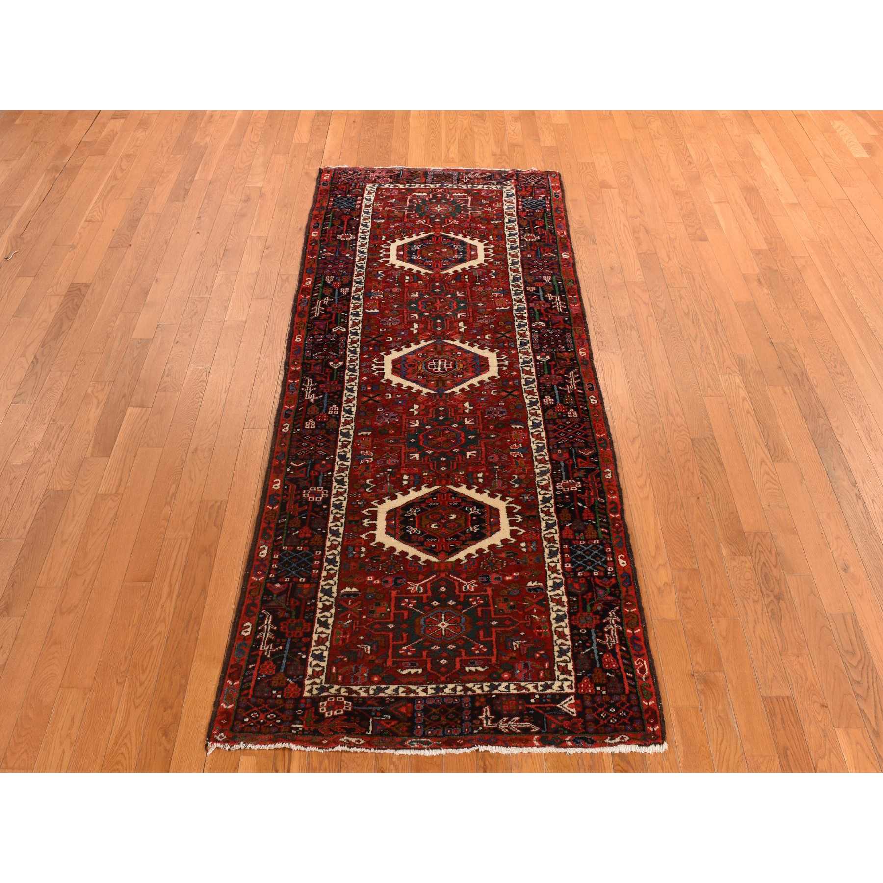 Heriz-Hand-Knotted-Rug-391540