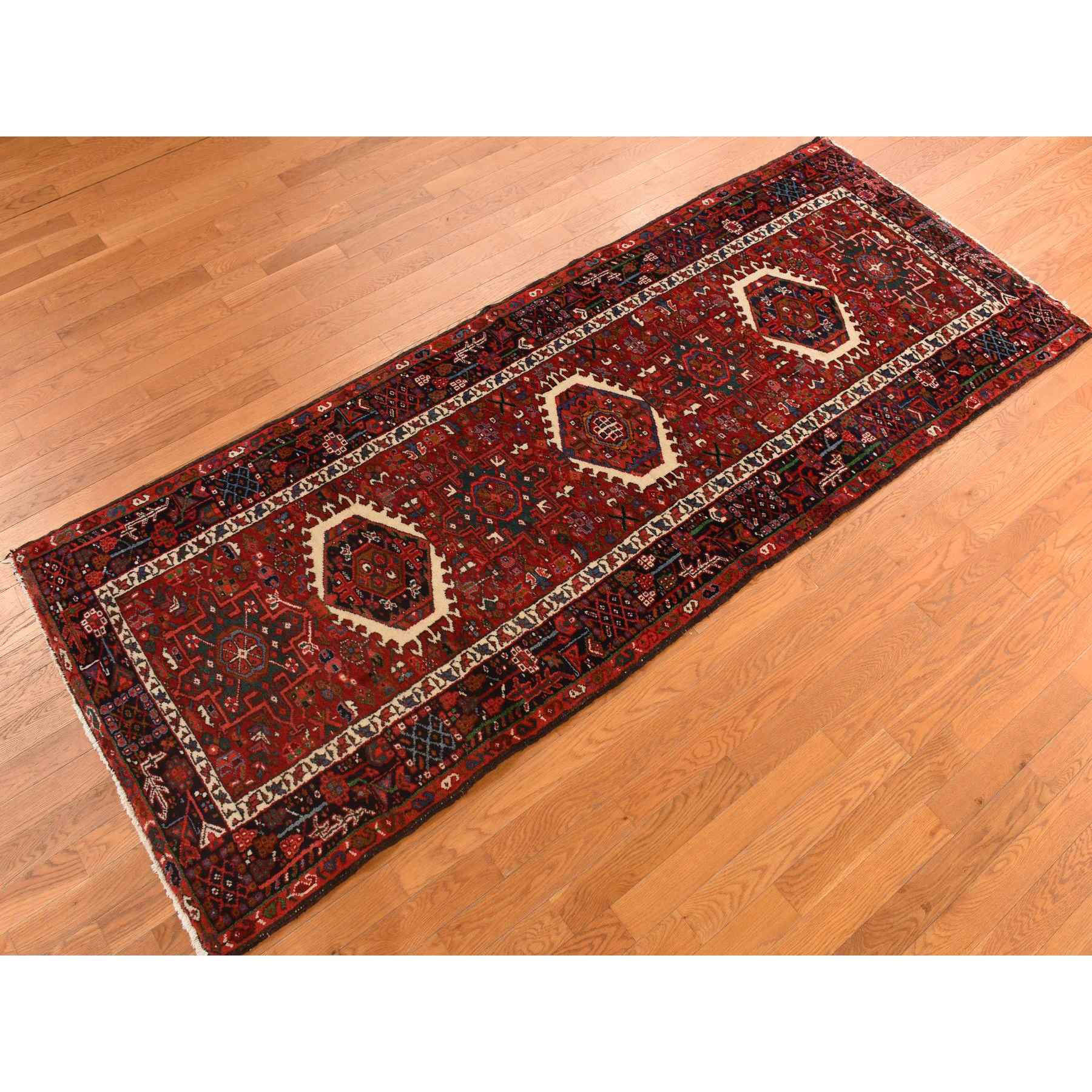 Heriz-Hand-Knotted-Rug-391540