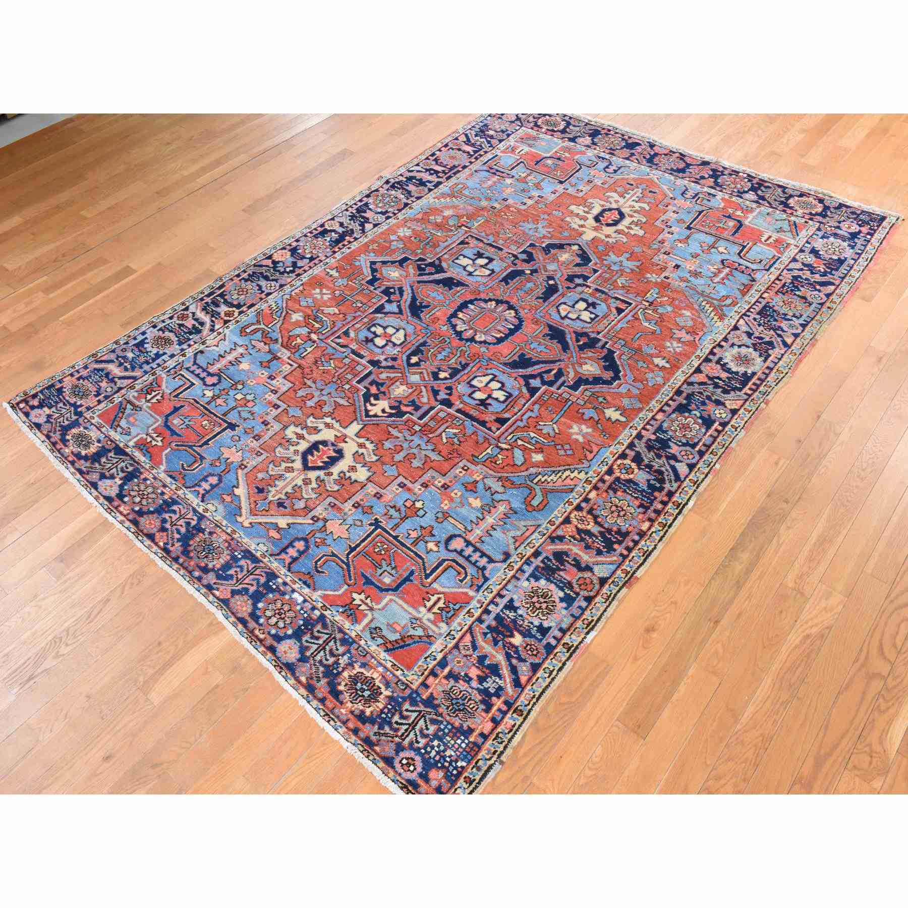 Heriz-Hand-Knotted-Rug-392115