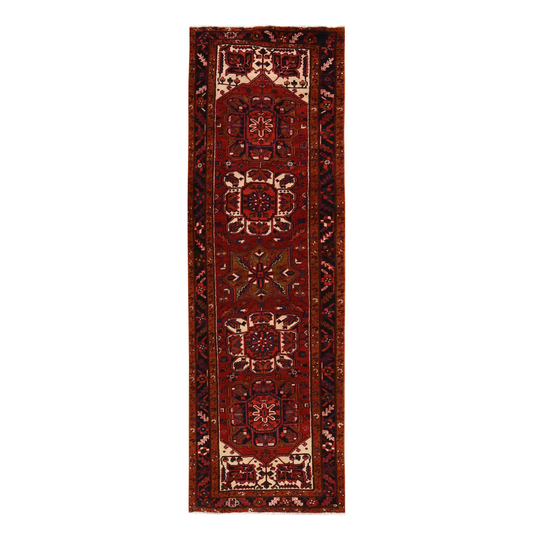 Heriz-Hand-Knotted-Rug-392275