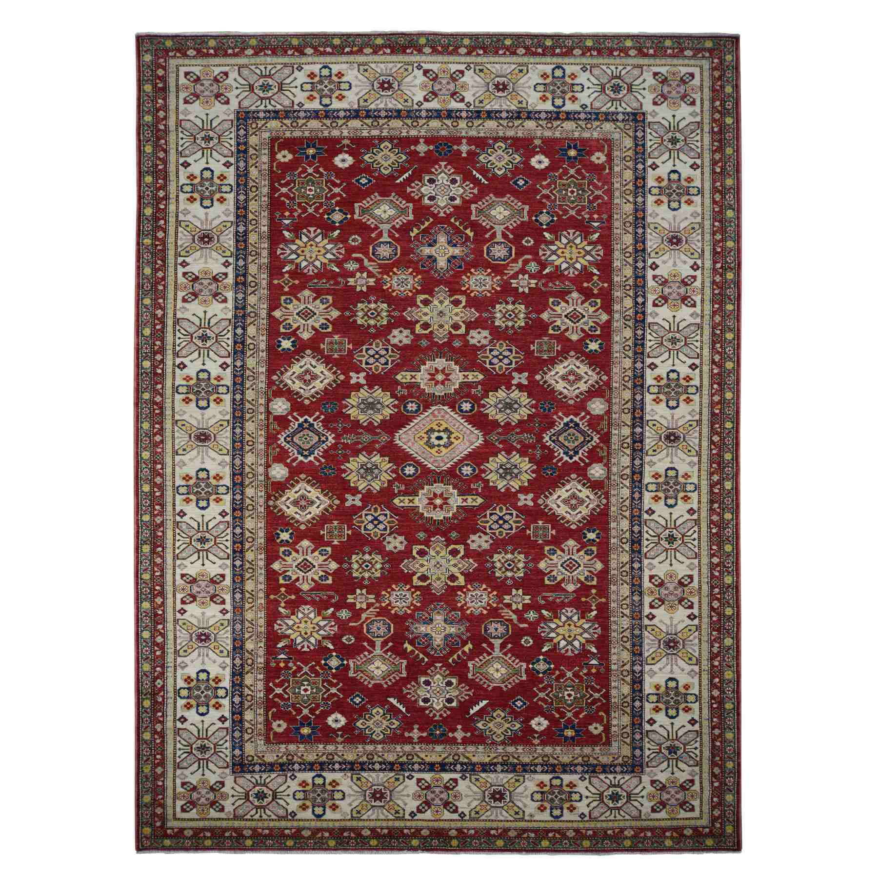 Kazak-Hand-Knotted-Rug-390410