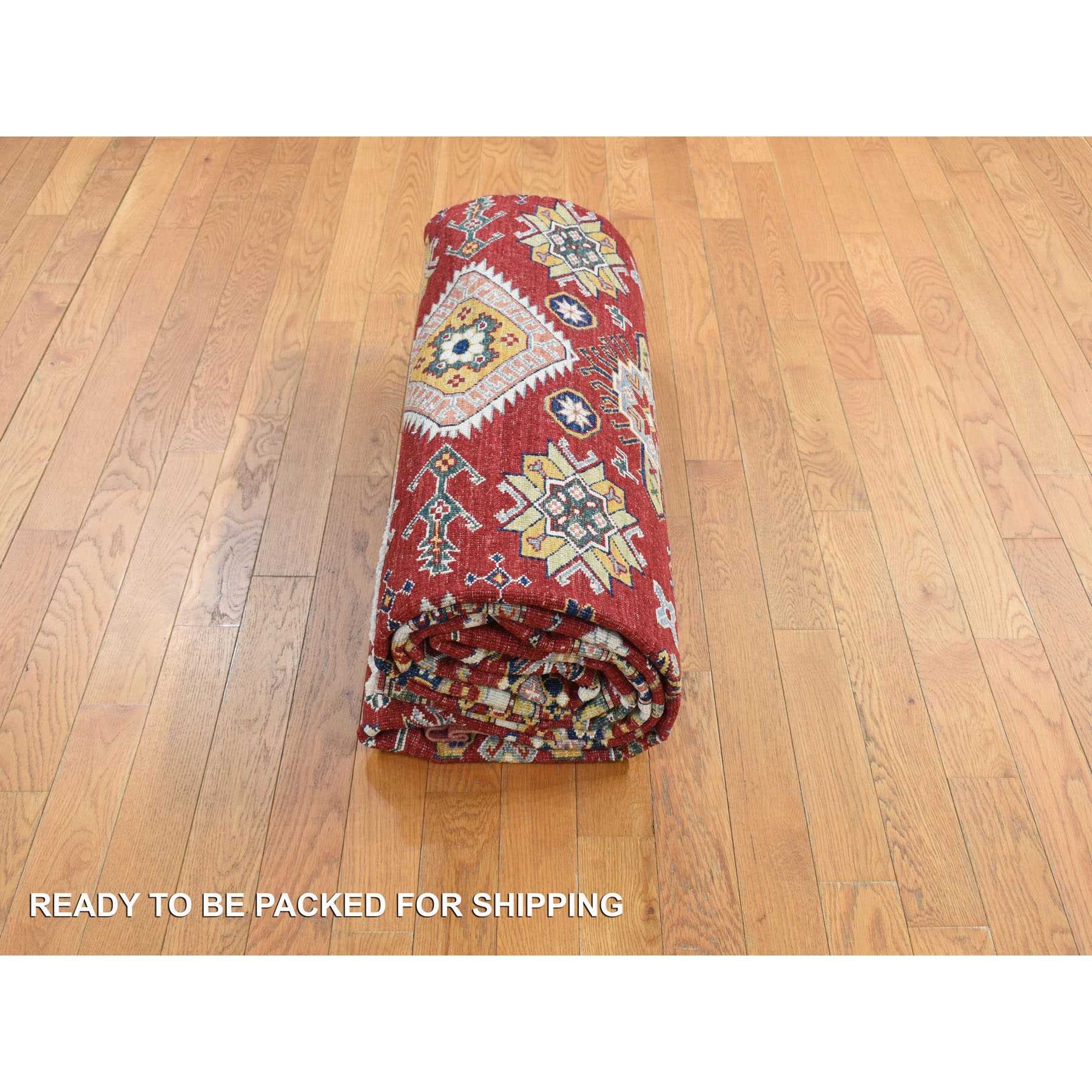 Kazak-Hand-Knotted-Rug-390410