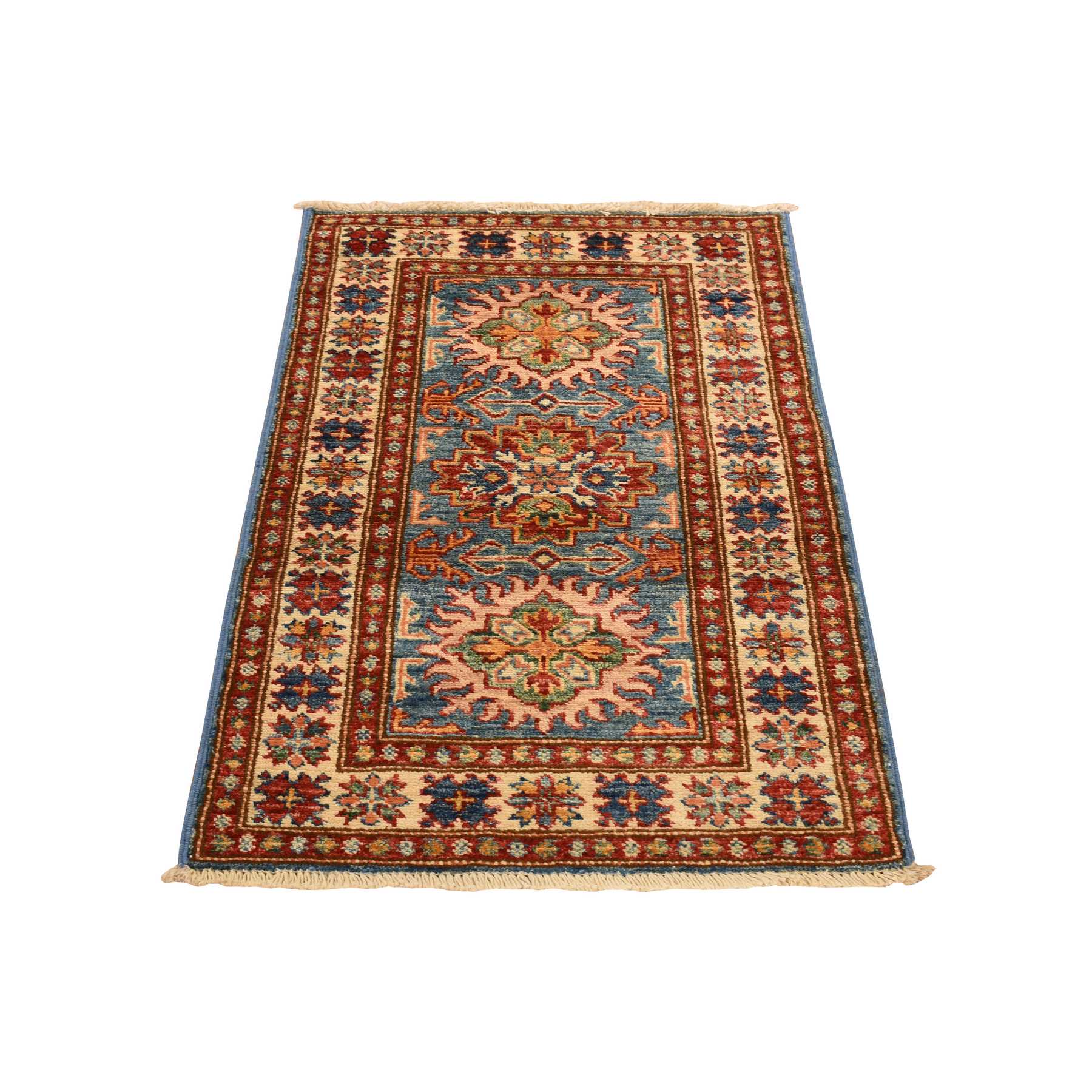 Kazak-Hand-Knotted-Rug-391280