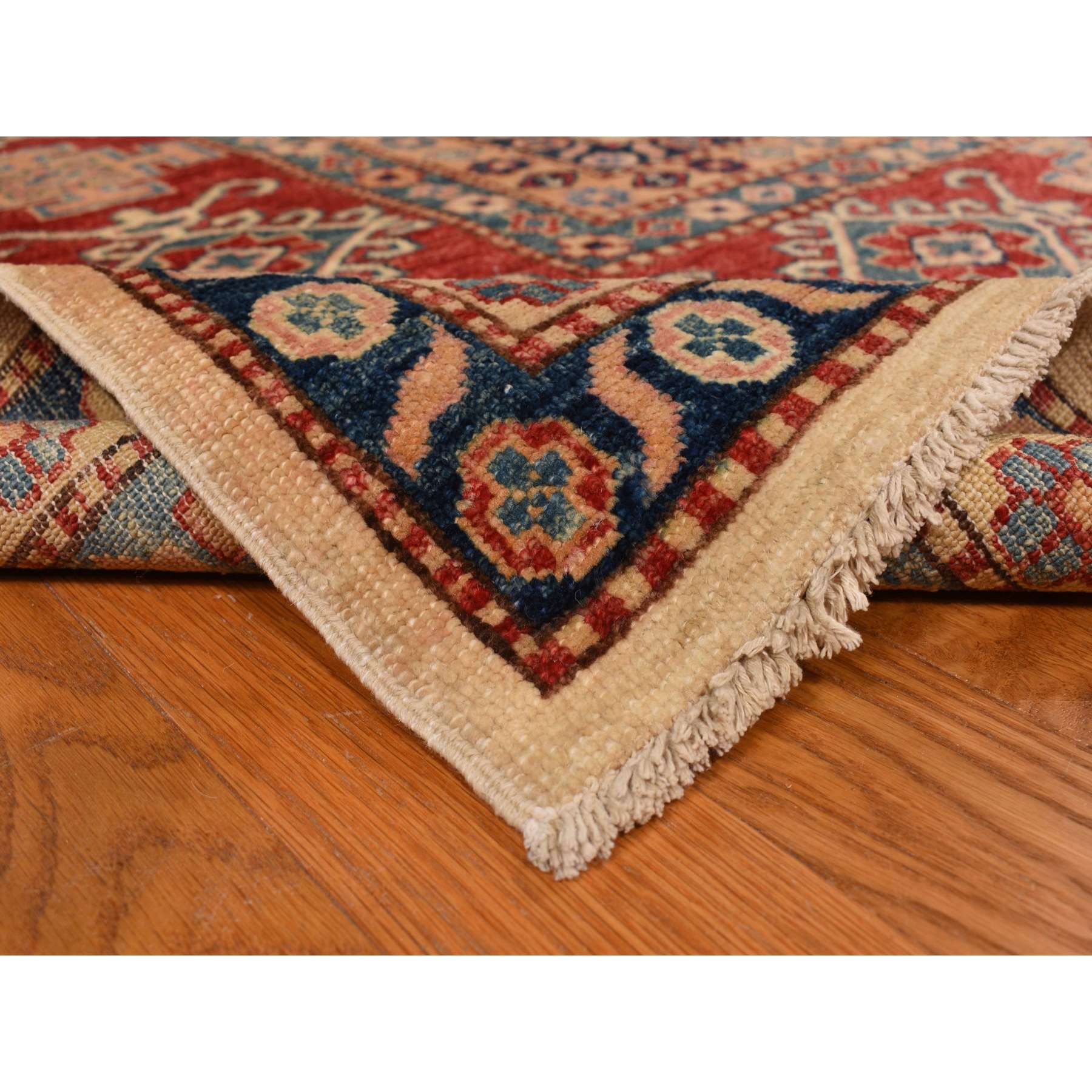 Kazak-Hand-Knotted-Rug-391315