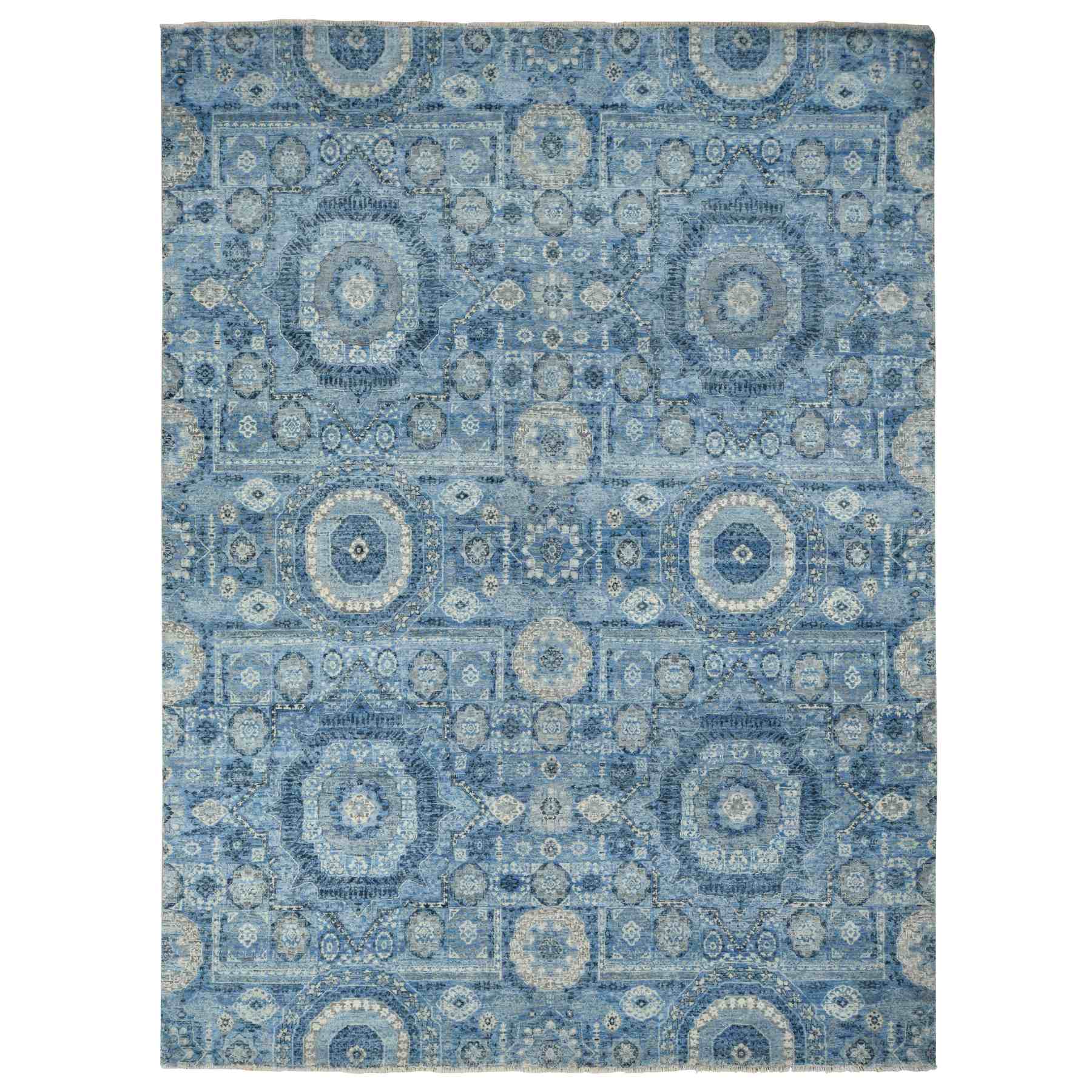 Mamluk-Hand-Knotted-Rug-390735