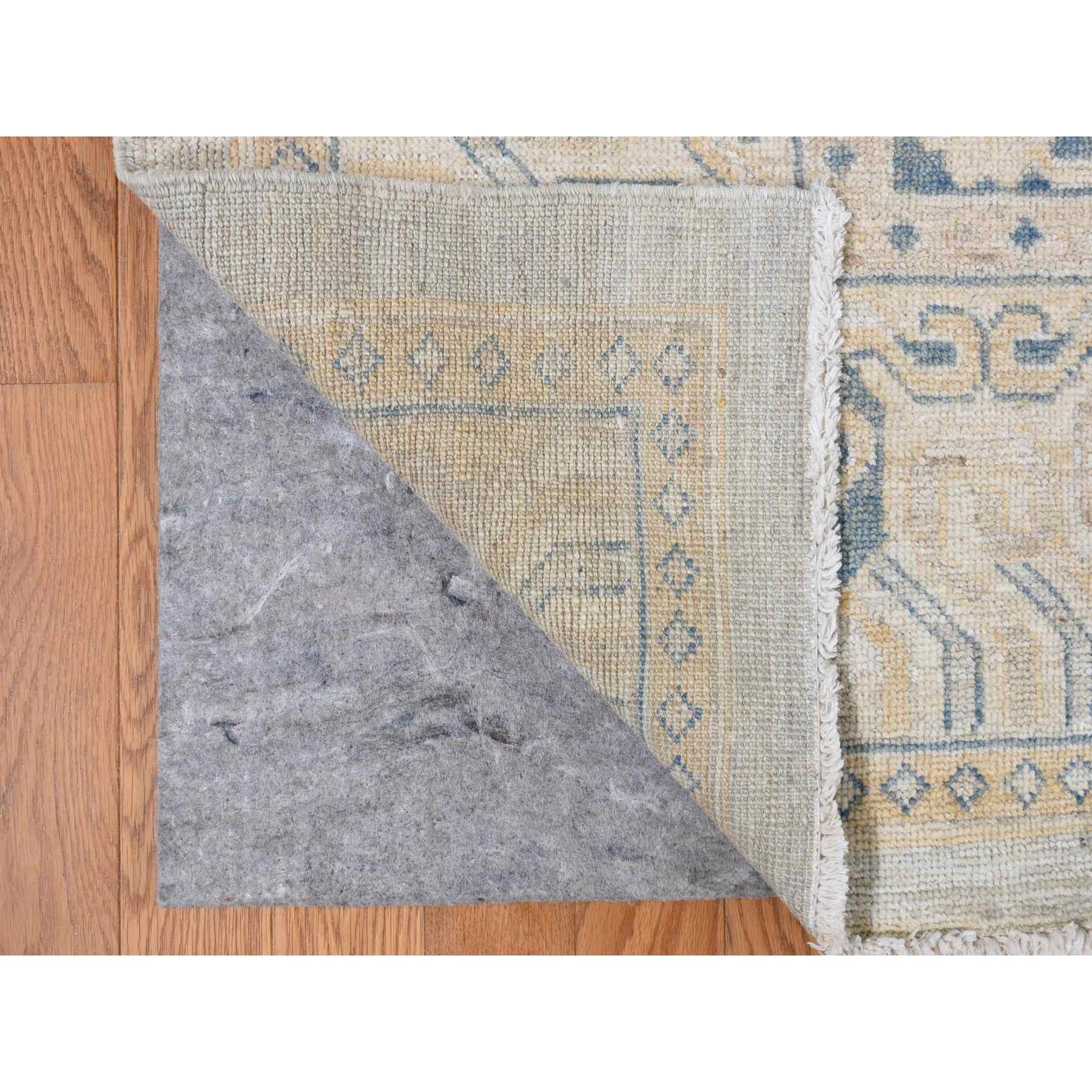 Oushak-And-Peshawar-Hand-Knotted-Rug-390060