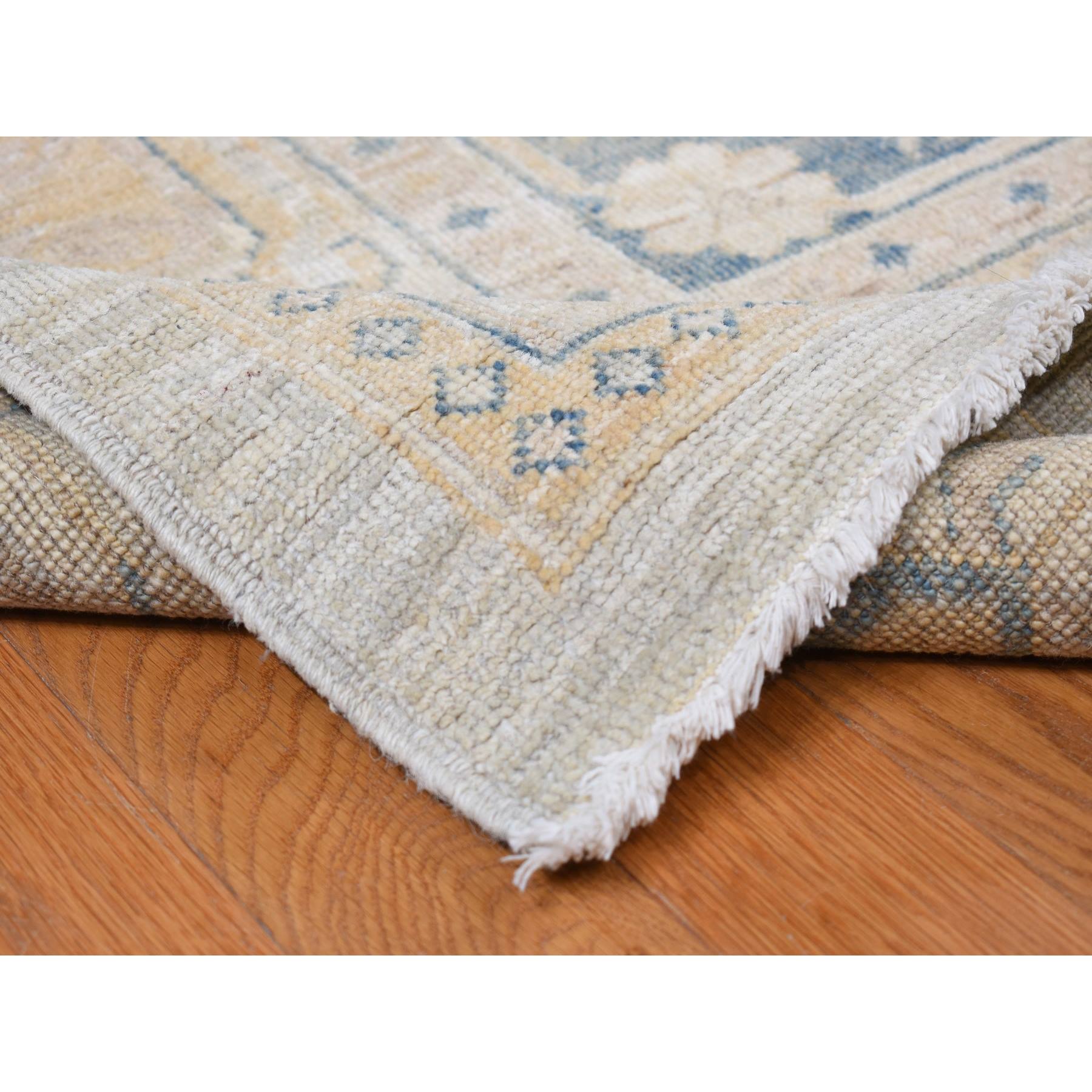 Oushak-And-Peshawar-Hand-Knotted-Rug-390060