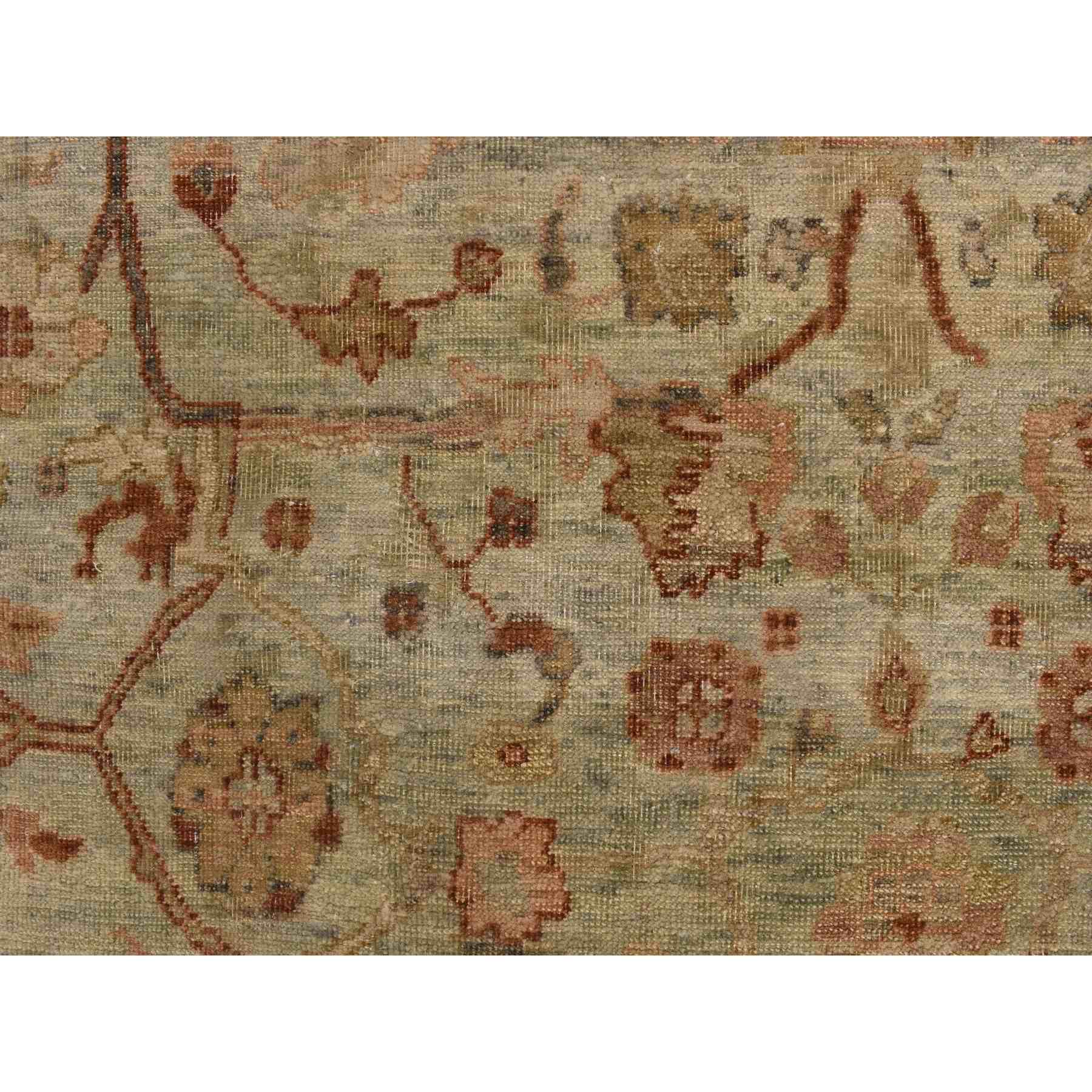 Oushak-And-Peshawar-Hand-Knotted-Rug-391575