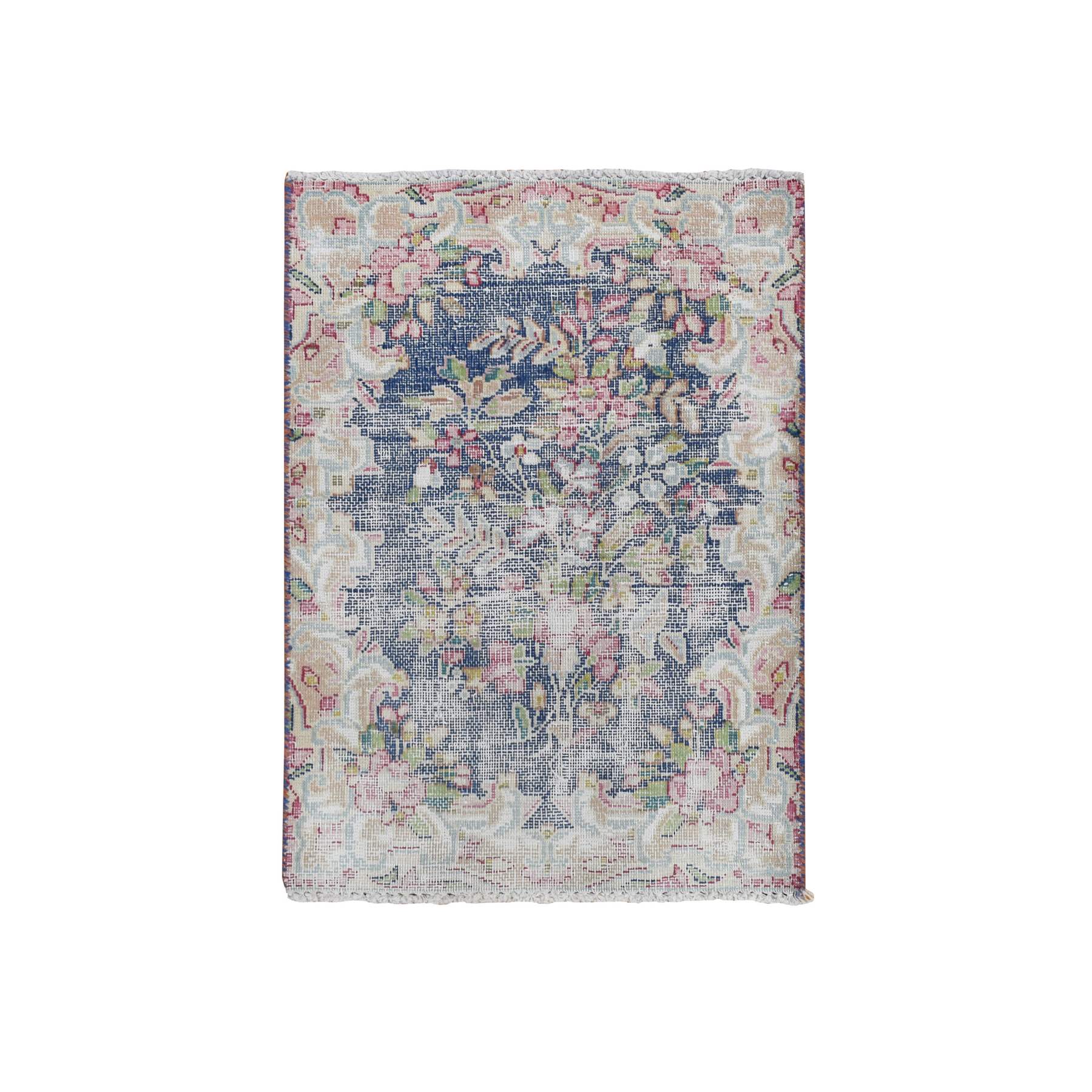 Overdyed-Vintage-Hand-Knotted-Rug-390600