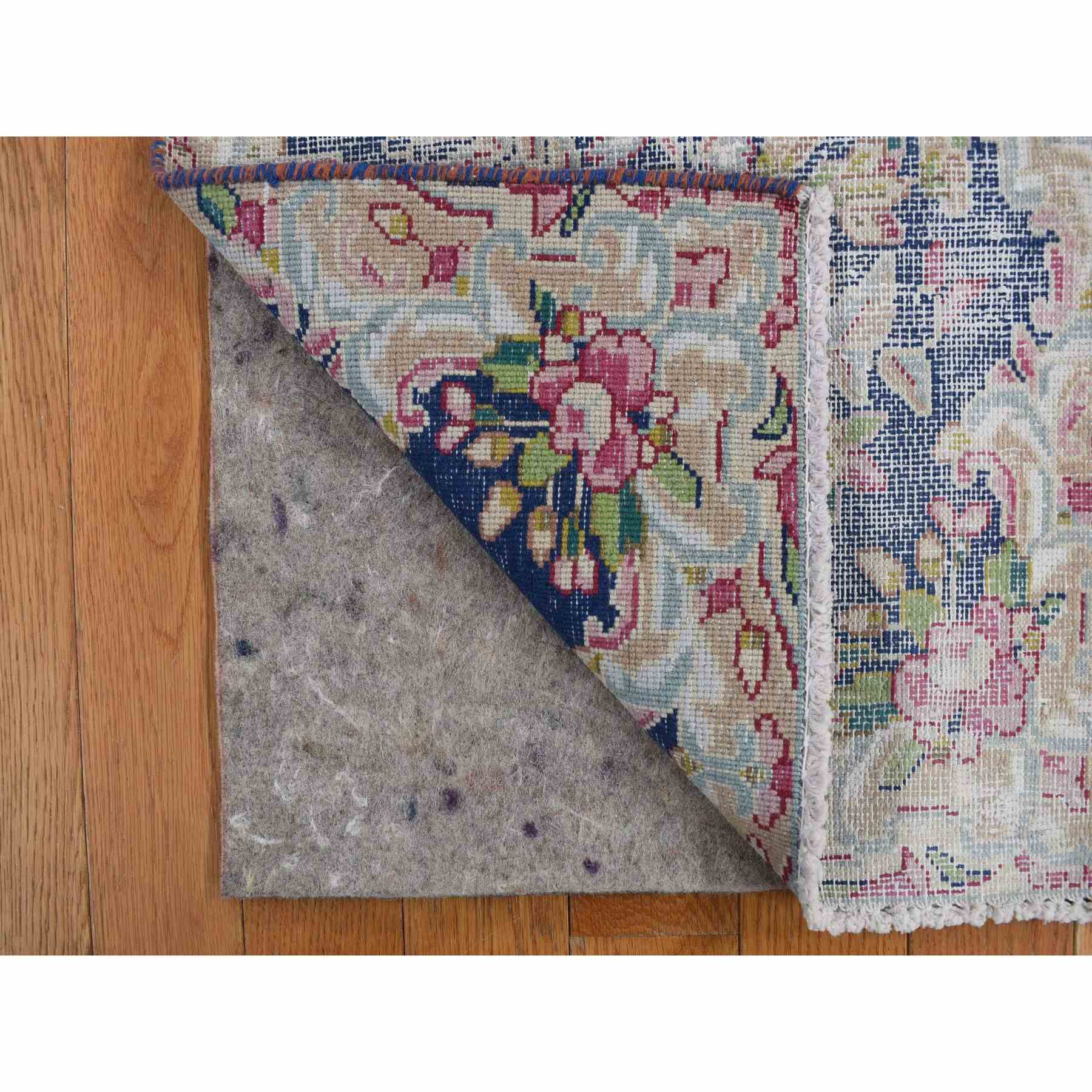 Overdyed-Vintage-Hand-Knotted-Rug-390600