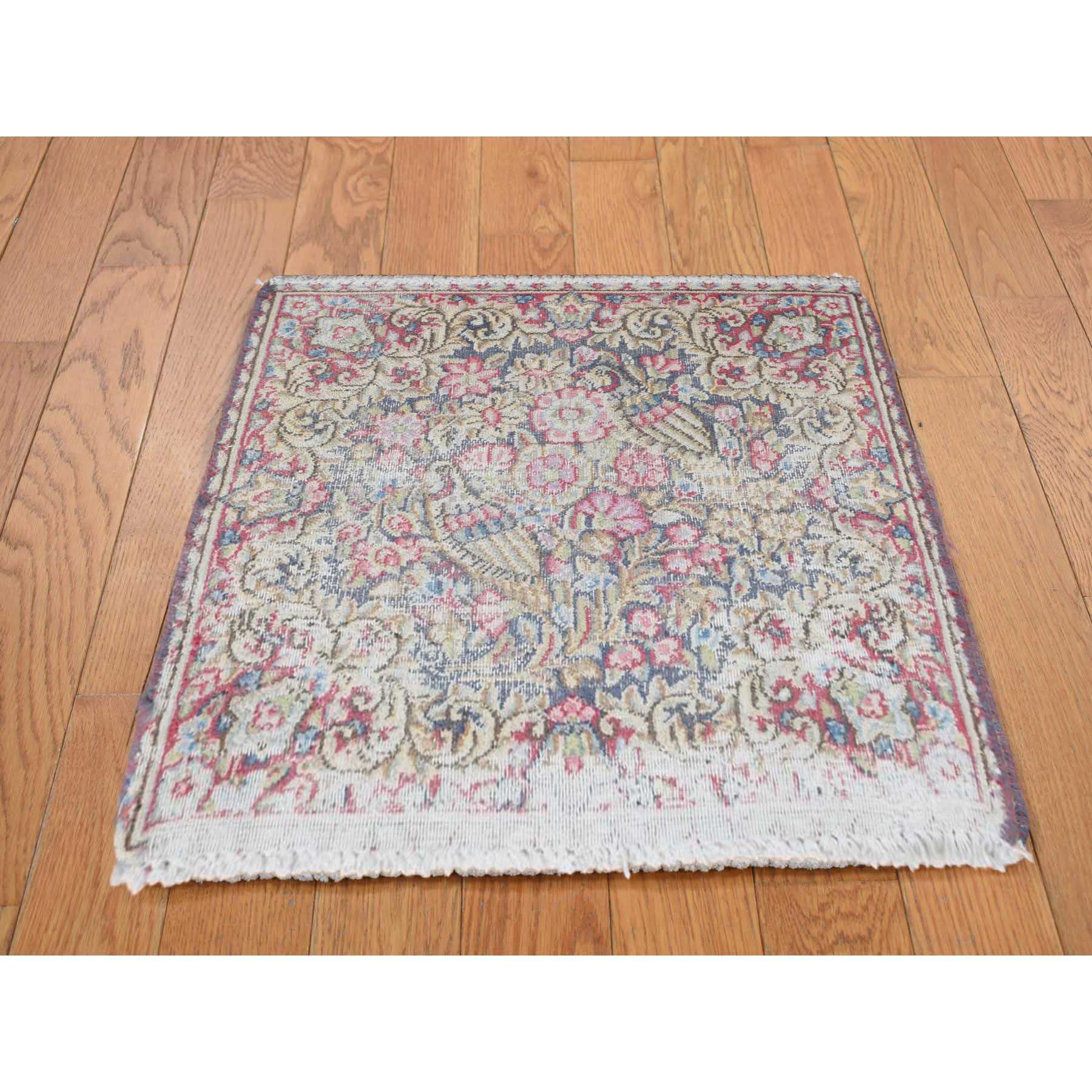 Overdyed-Vintage-Hand-Knotted-Rug-390620