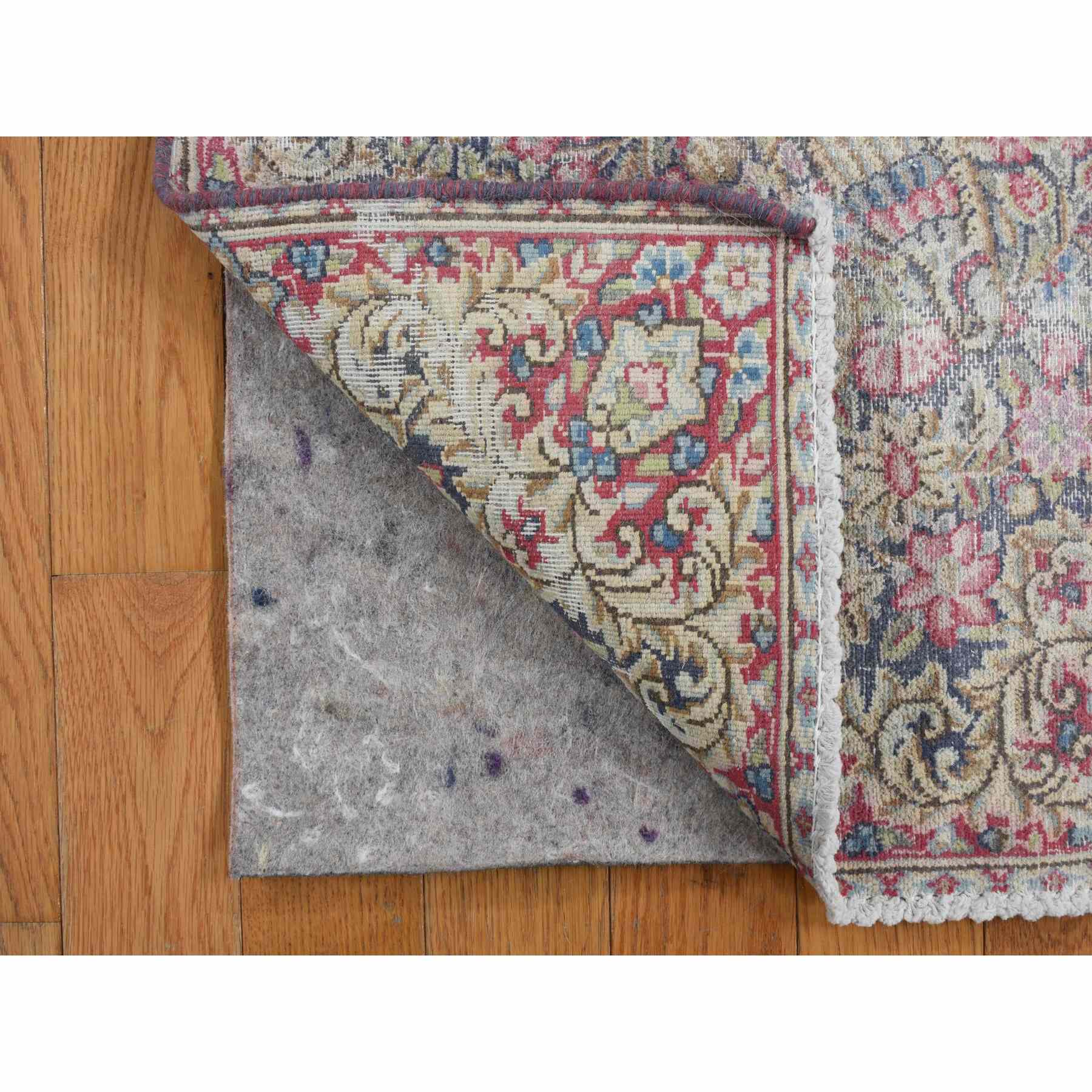 Overdyed-Vintage-Hand-Knotted-Rug-390620