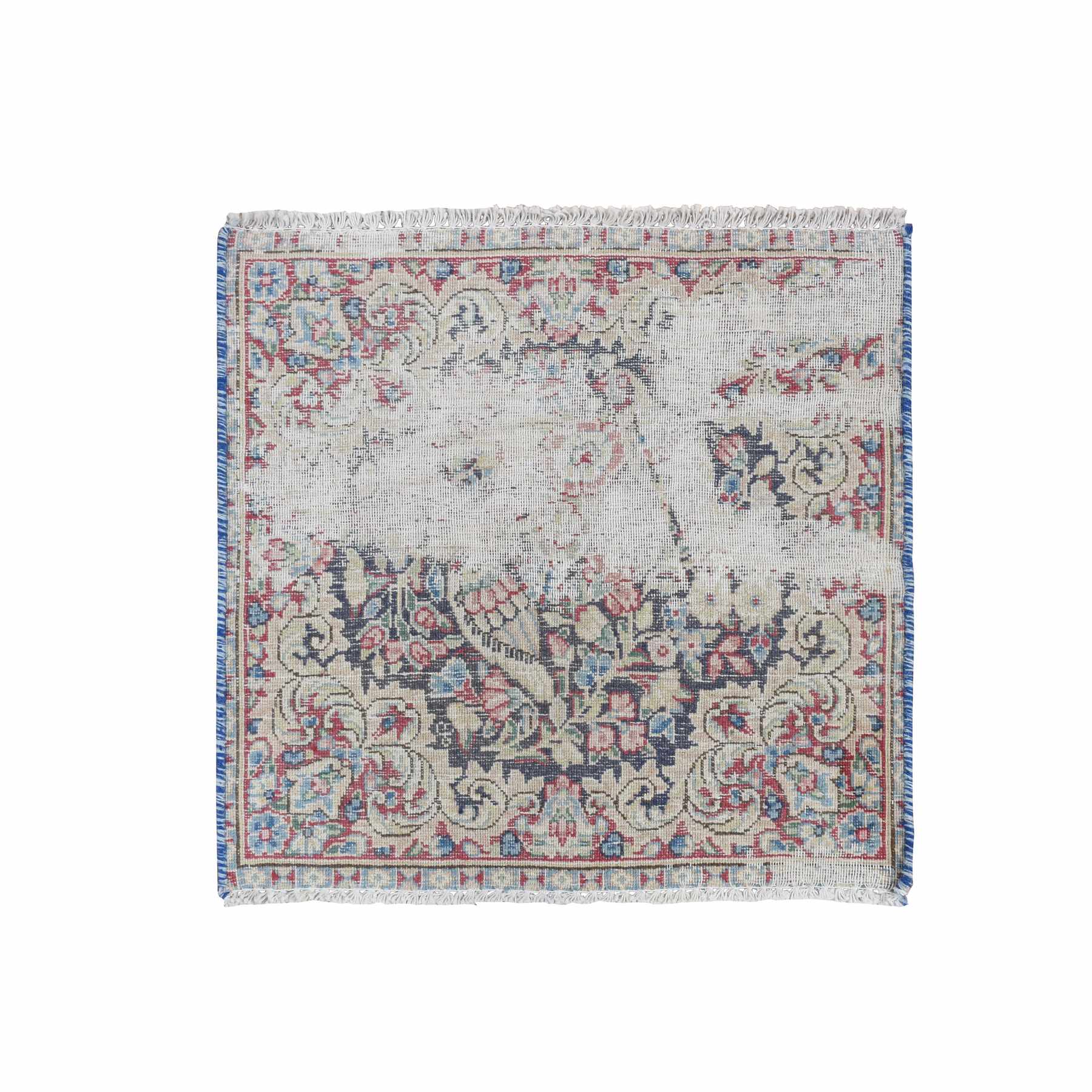Overdyed-Vintage-Hand-Knotted-Rug-390625