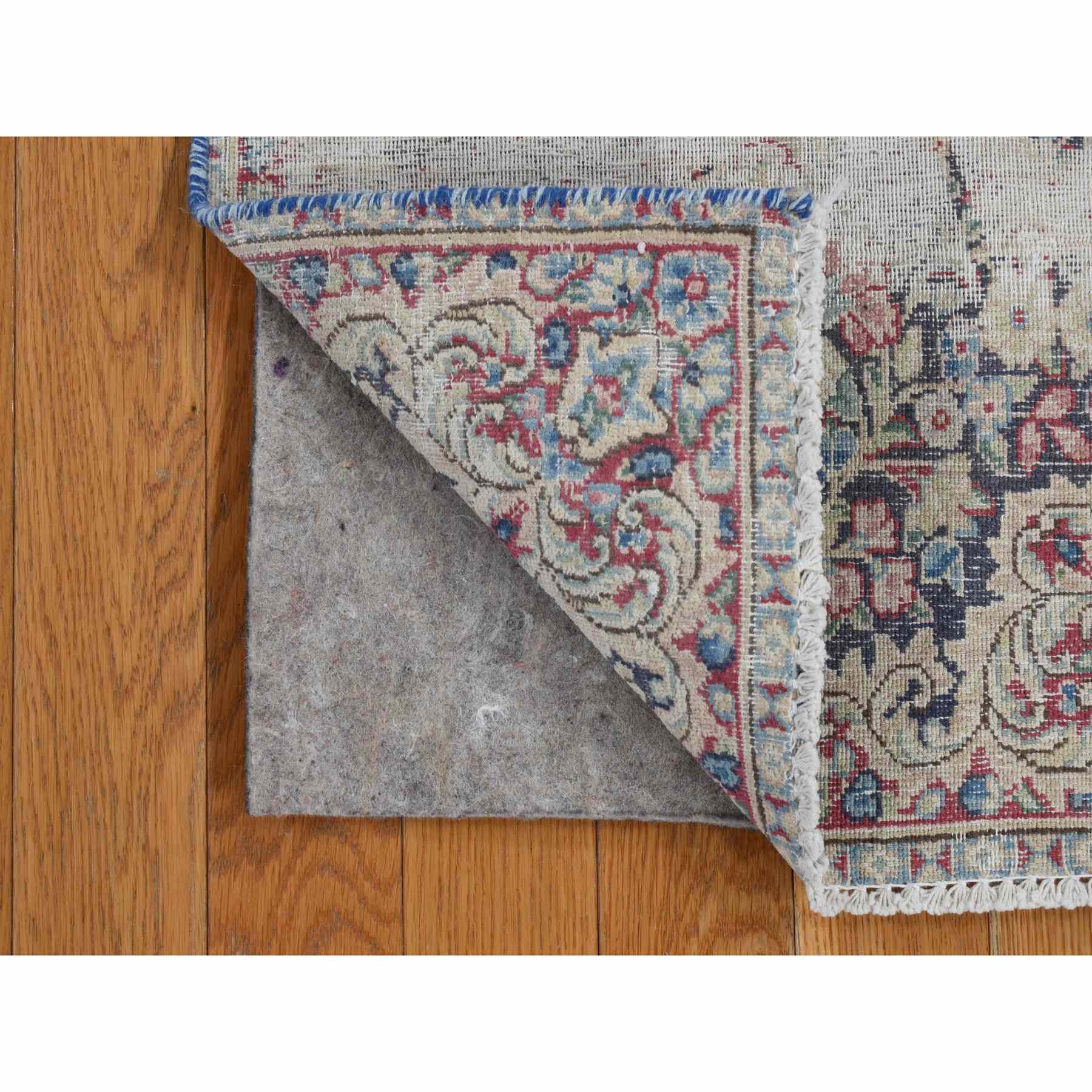 Overdyed-Vintage-Hand-Knotted-Rug-390625