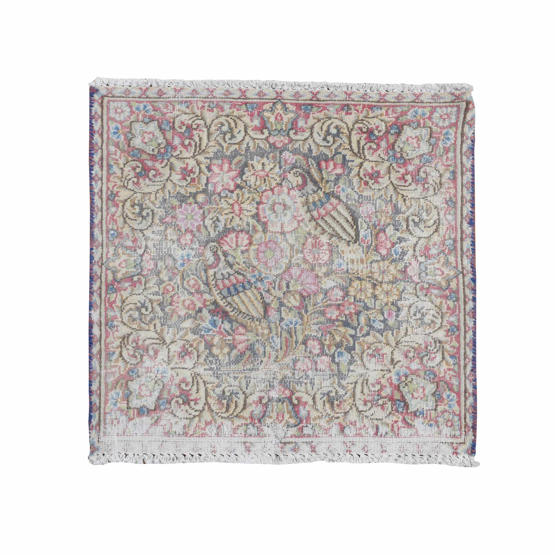 Overdyed-Vintage-Hand-Knotted-Rug-390635
