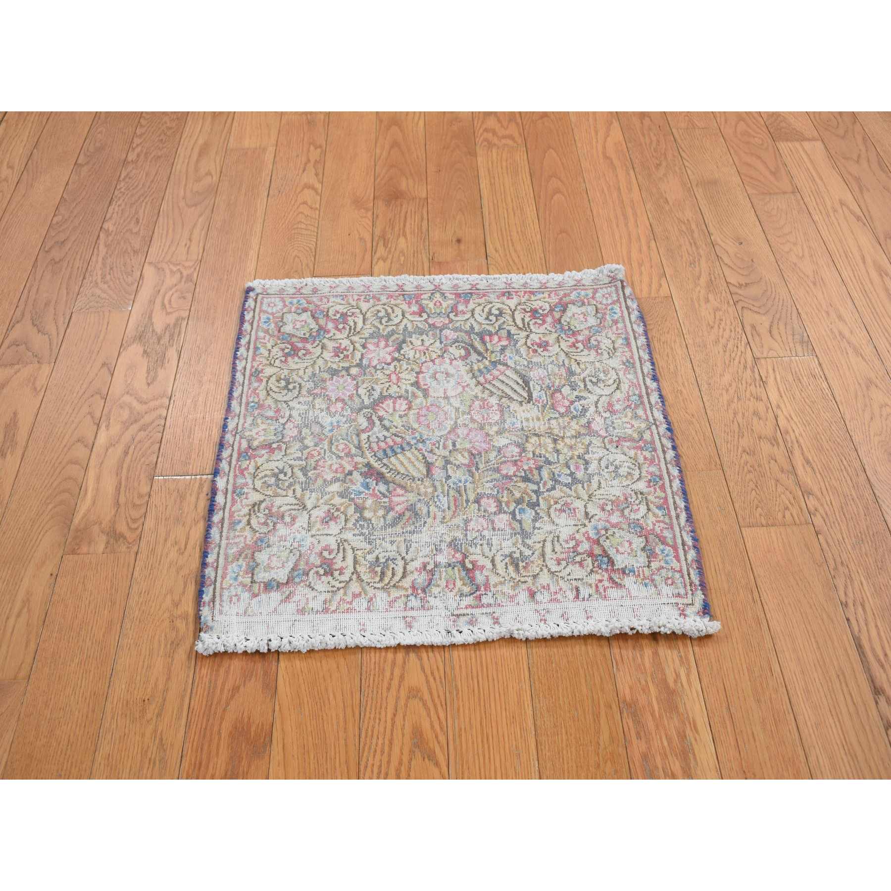 Overdyed-Vintage-Hand-Knotted-Rug-390635