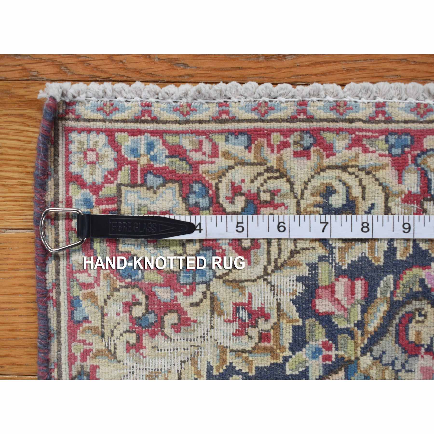 Overdyed-Vintage-Hand-Knotted-Rug-390635