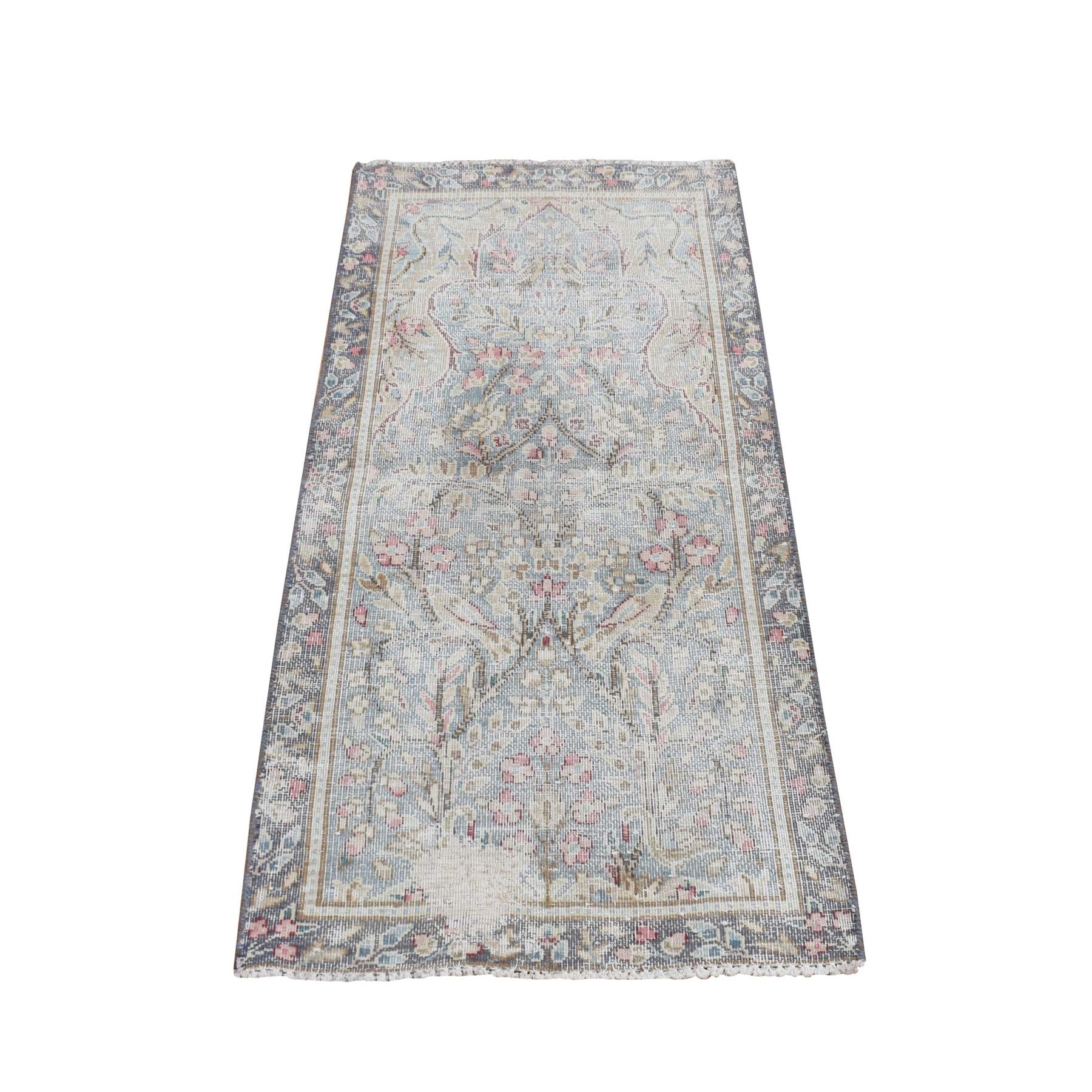 Overdyed-Vintage-Hand-Knotted-Rug-390675
