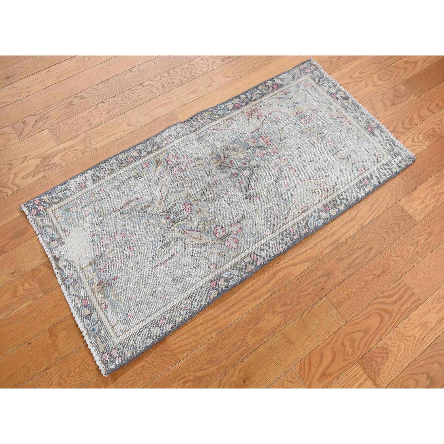 Overdyed-Vintage-Hand-Knotted-Rug-390675