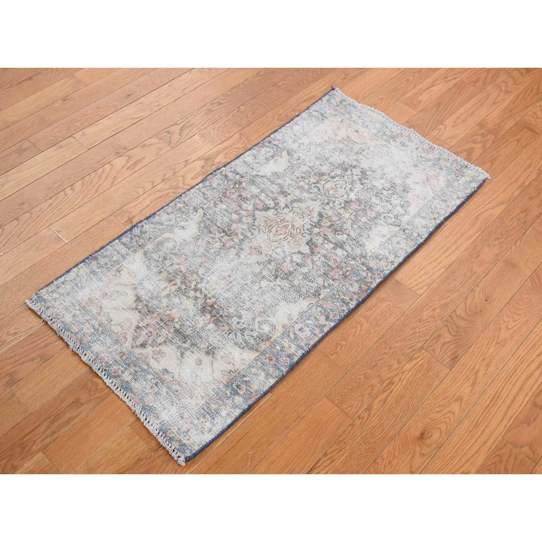 Overdyed-Vintage-Hand-Knotted-Rug-390695