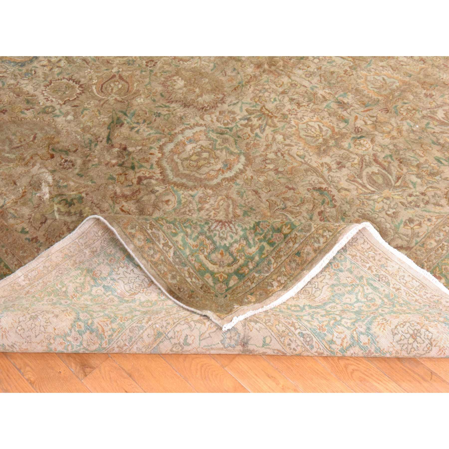 Overdyed-Vintage-Hand-Knotted-Rug-392400