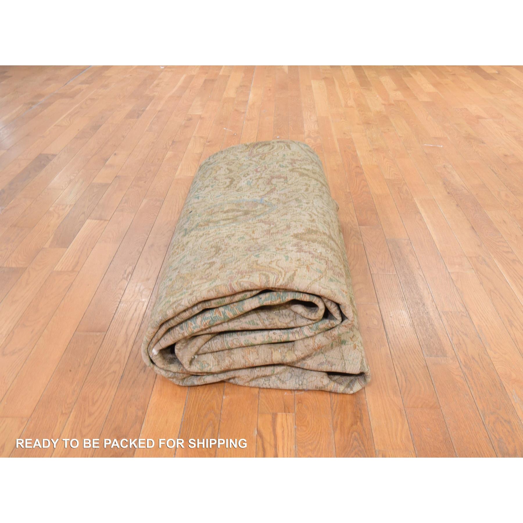 Overdyed-Vintage-Hand-Knotted-Rug-392400