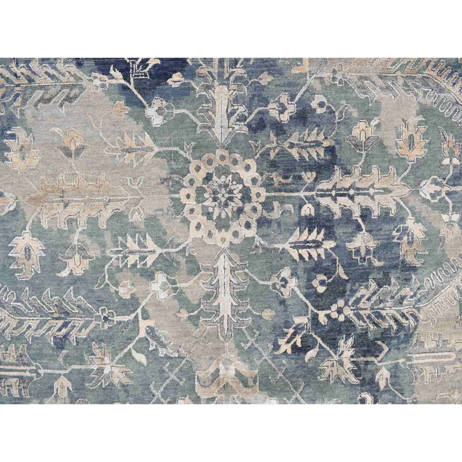 Transitional-Hand-Knotted-Rug-390030