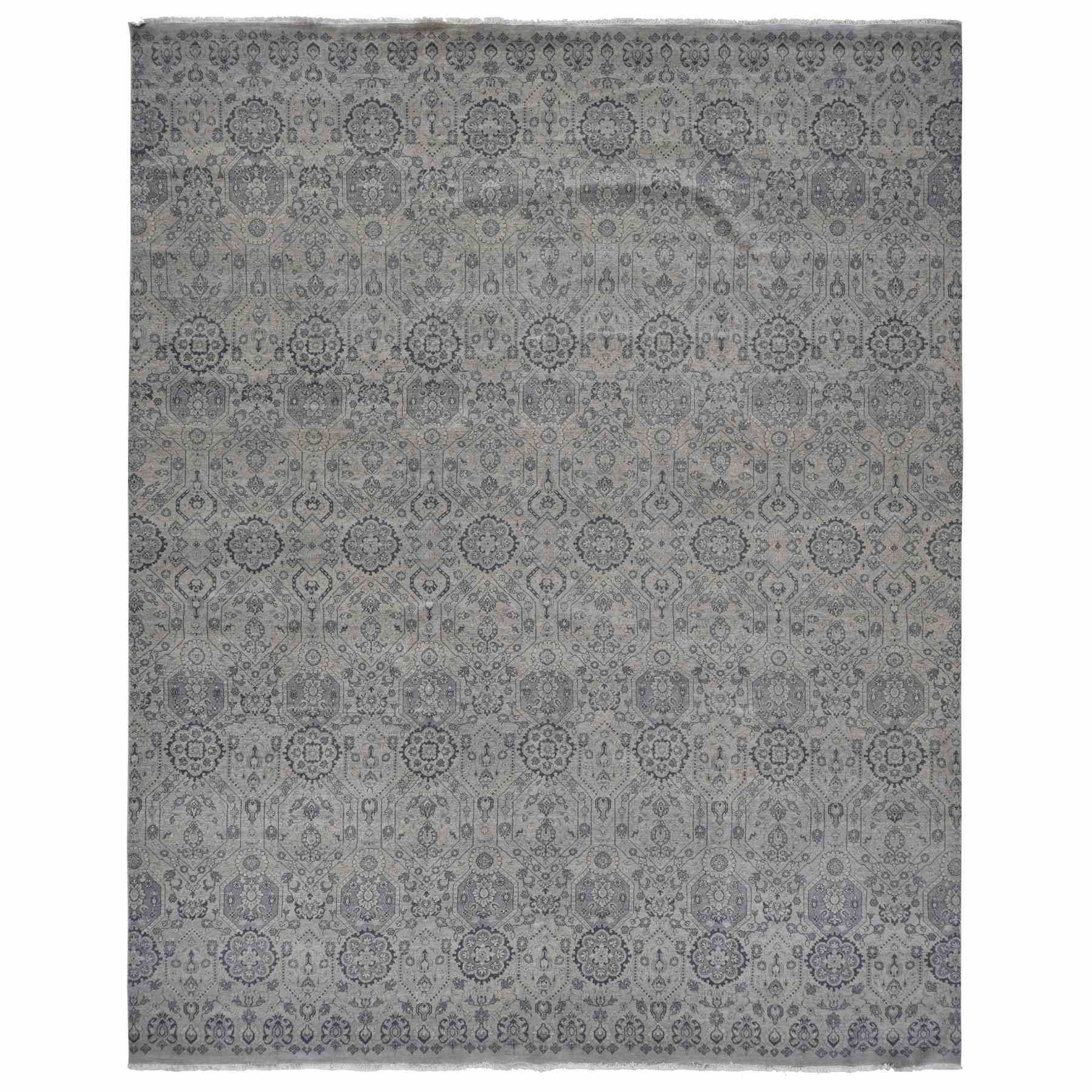 Transitional-Hand-Knotted-Rug-390035