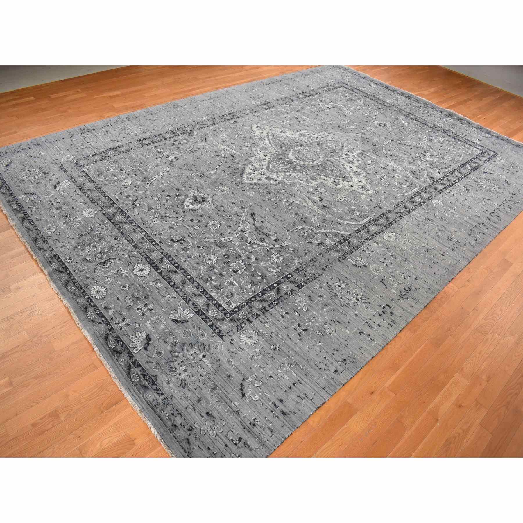 Transitional-Hand-Knotted-Rug-390040