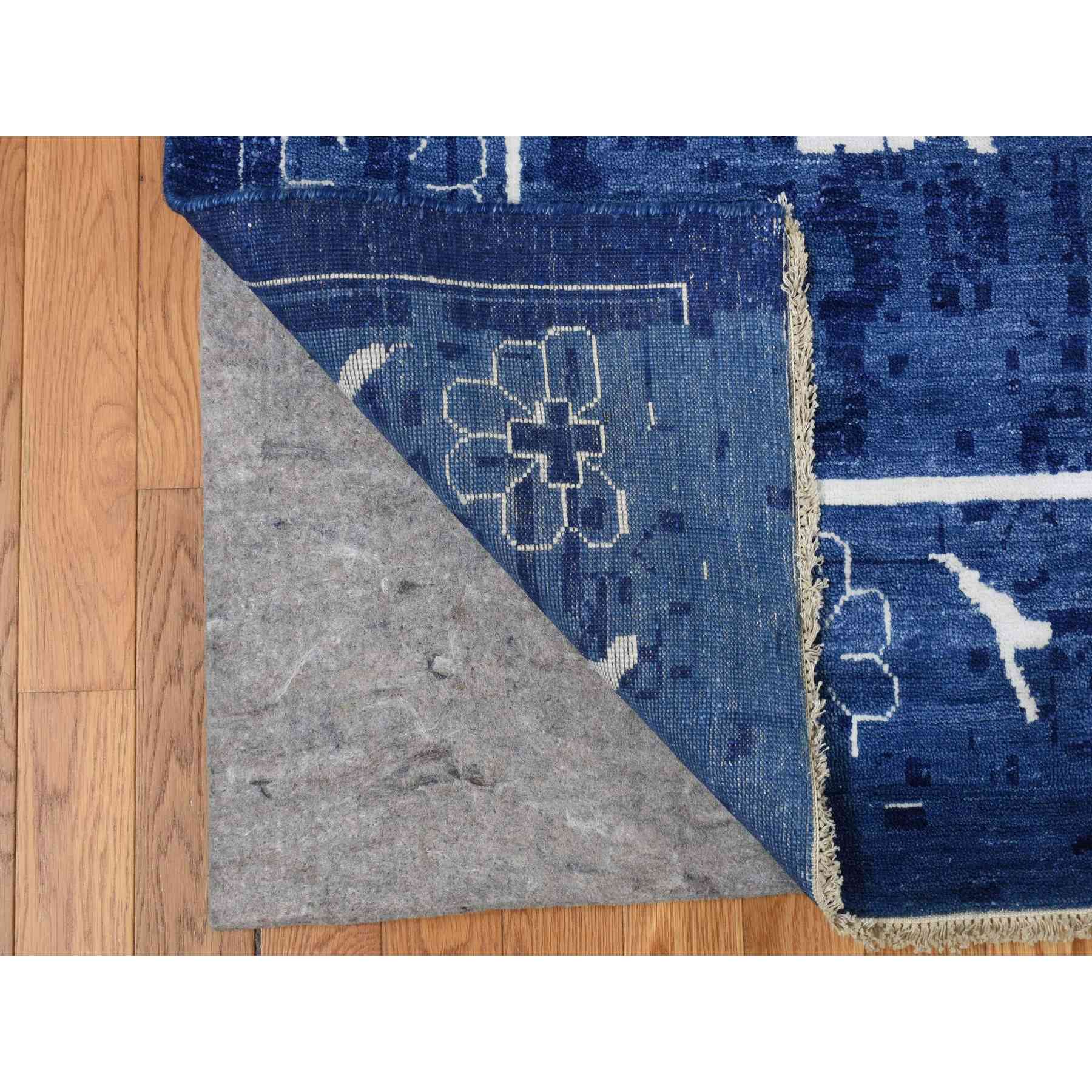Transitional-Hand-Knotted-Rug-390070