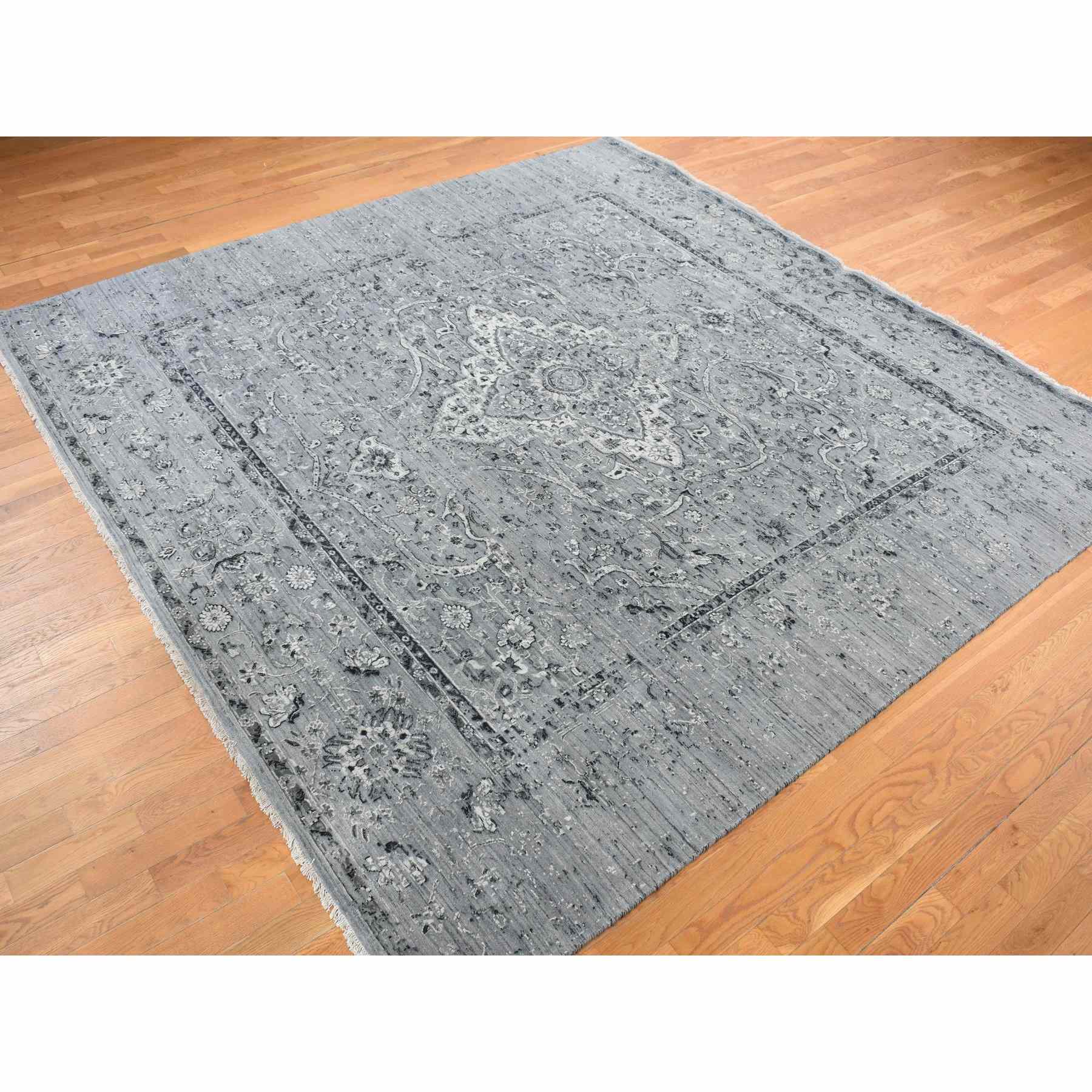 Transitional-Hand-Knotted-Rug-390075