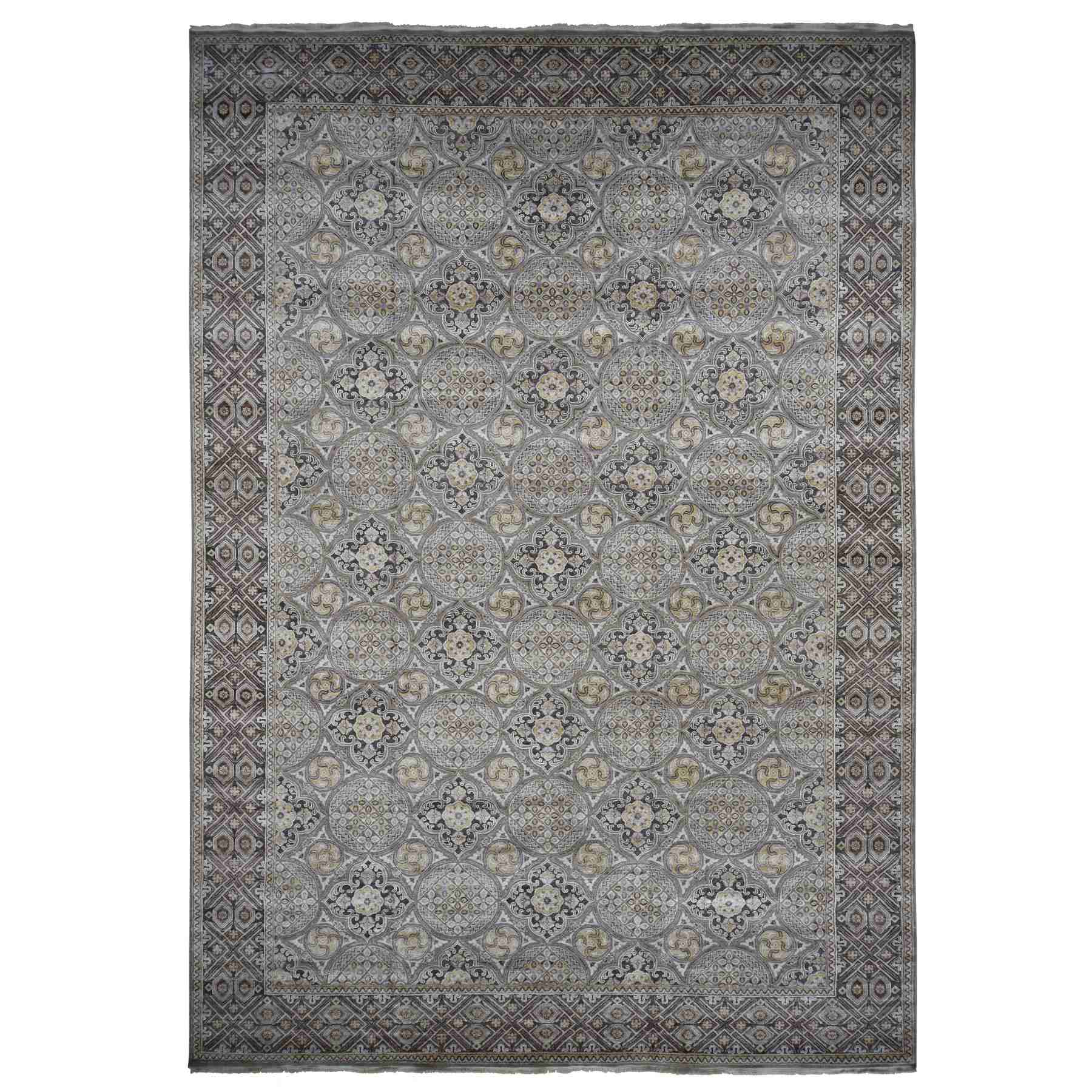 Transitional-Hand-Knotted-Rug-390080