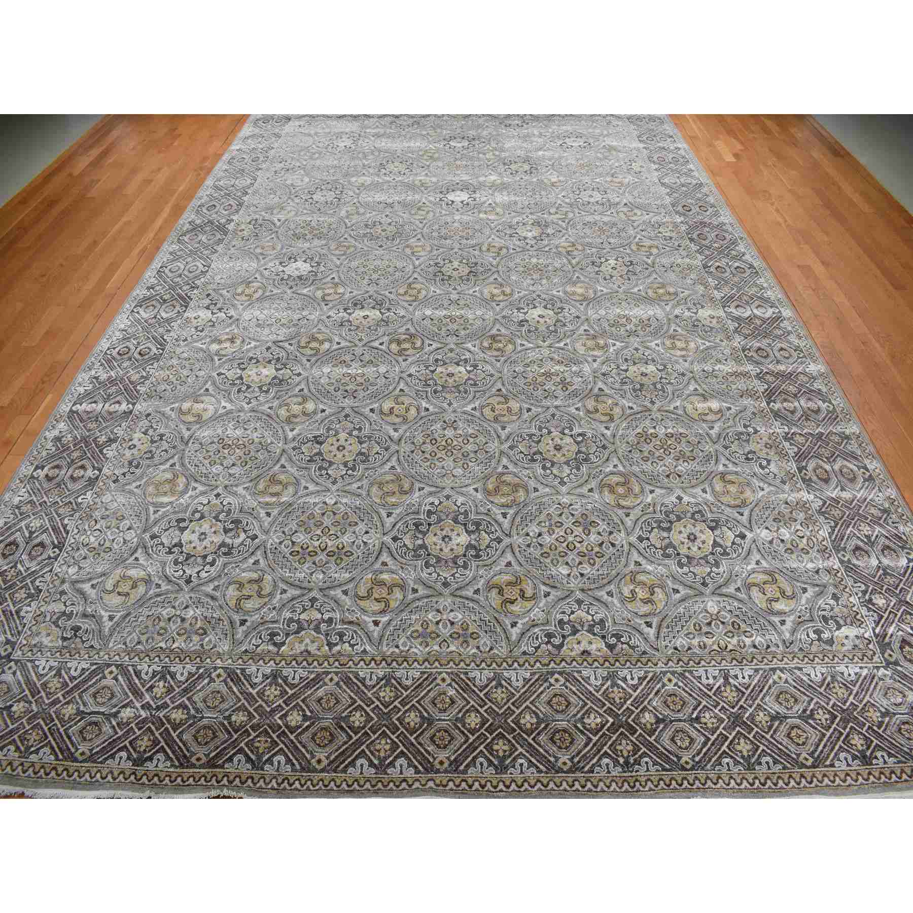 Transitional-Hand-Knotted-Rug-390080