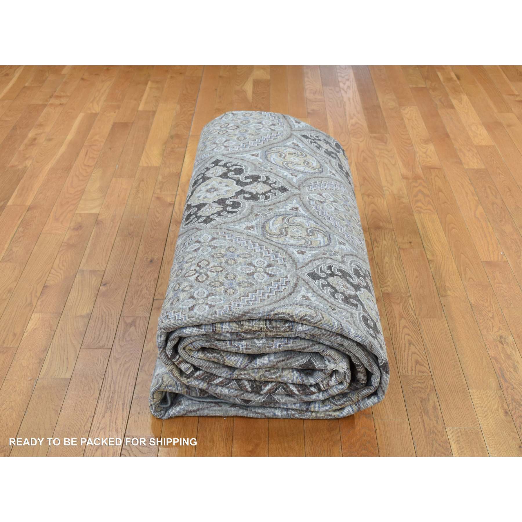 Transitional-Hand-Knotted-Rug-390080
