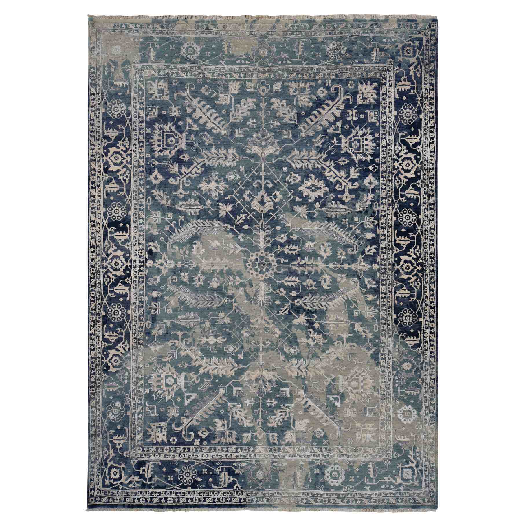 Transitional-Hand-Knotted-Rug-390200