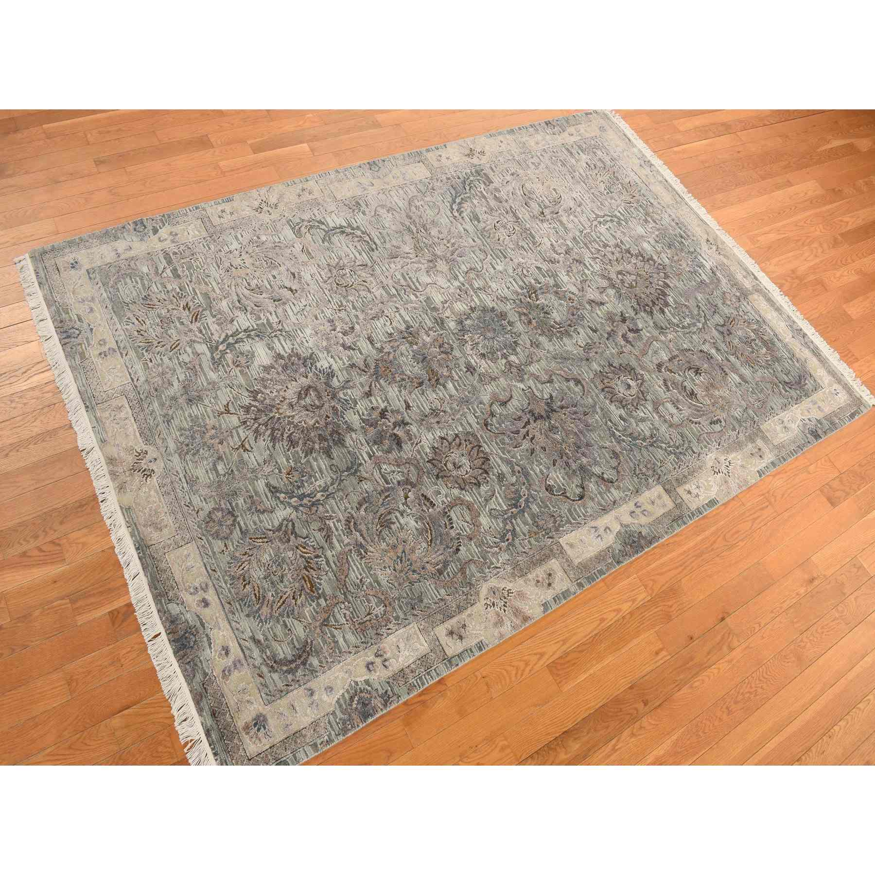 Transitional-Hand-Knotted-Rug-390550