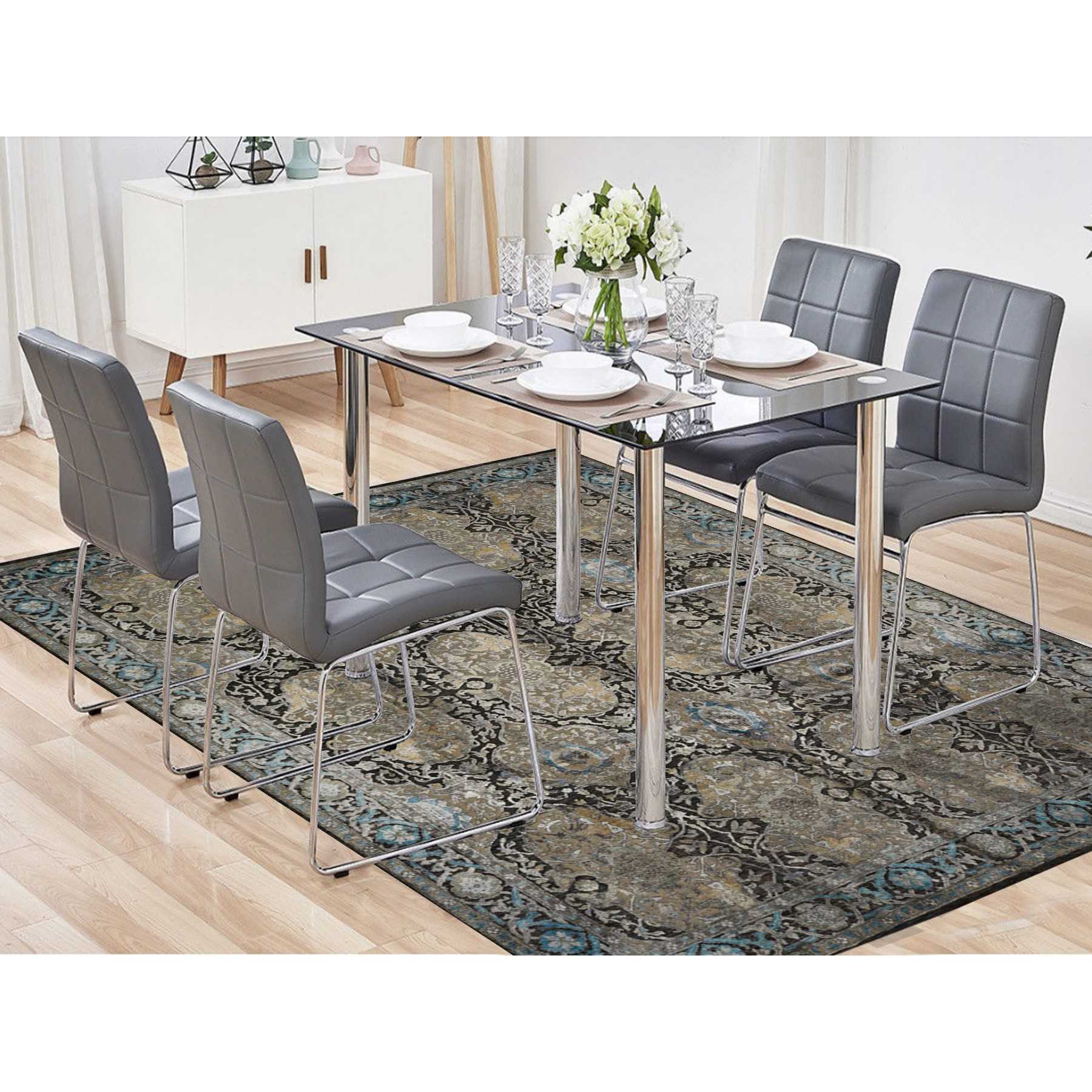 Transitional-Hand-Knotted-Rug-390700