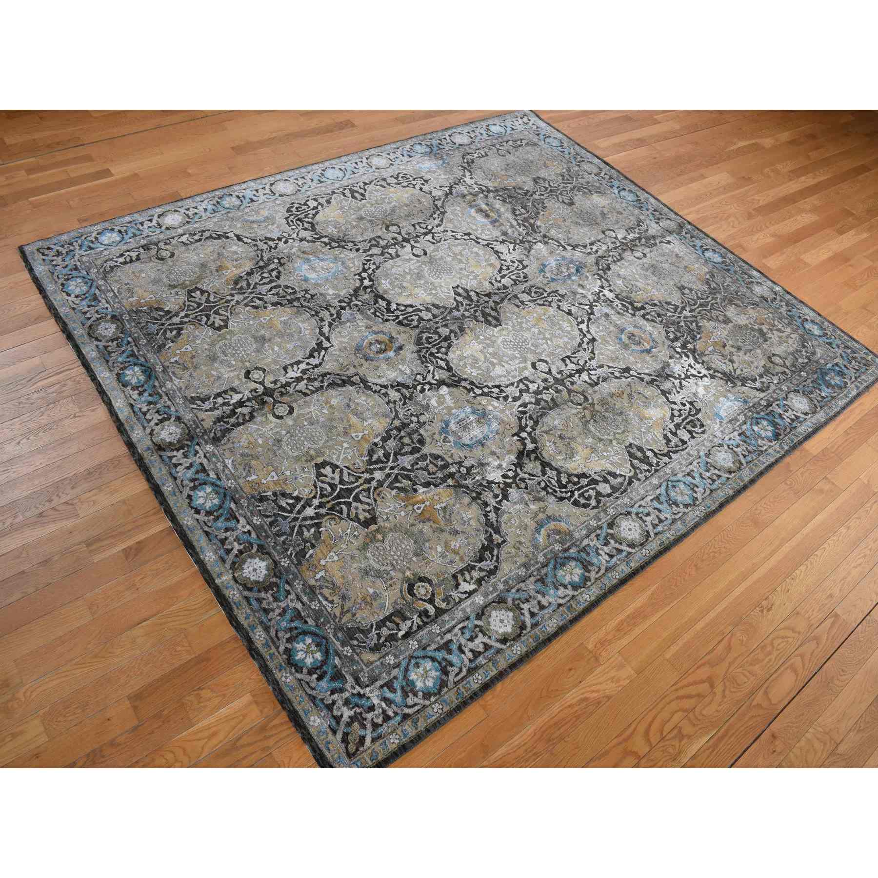Transitional-Hand-Knotted-Rug-390700
