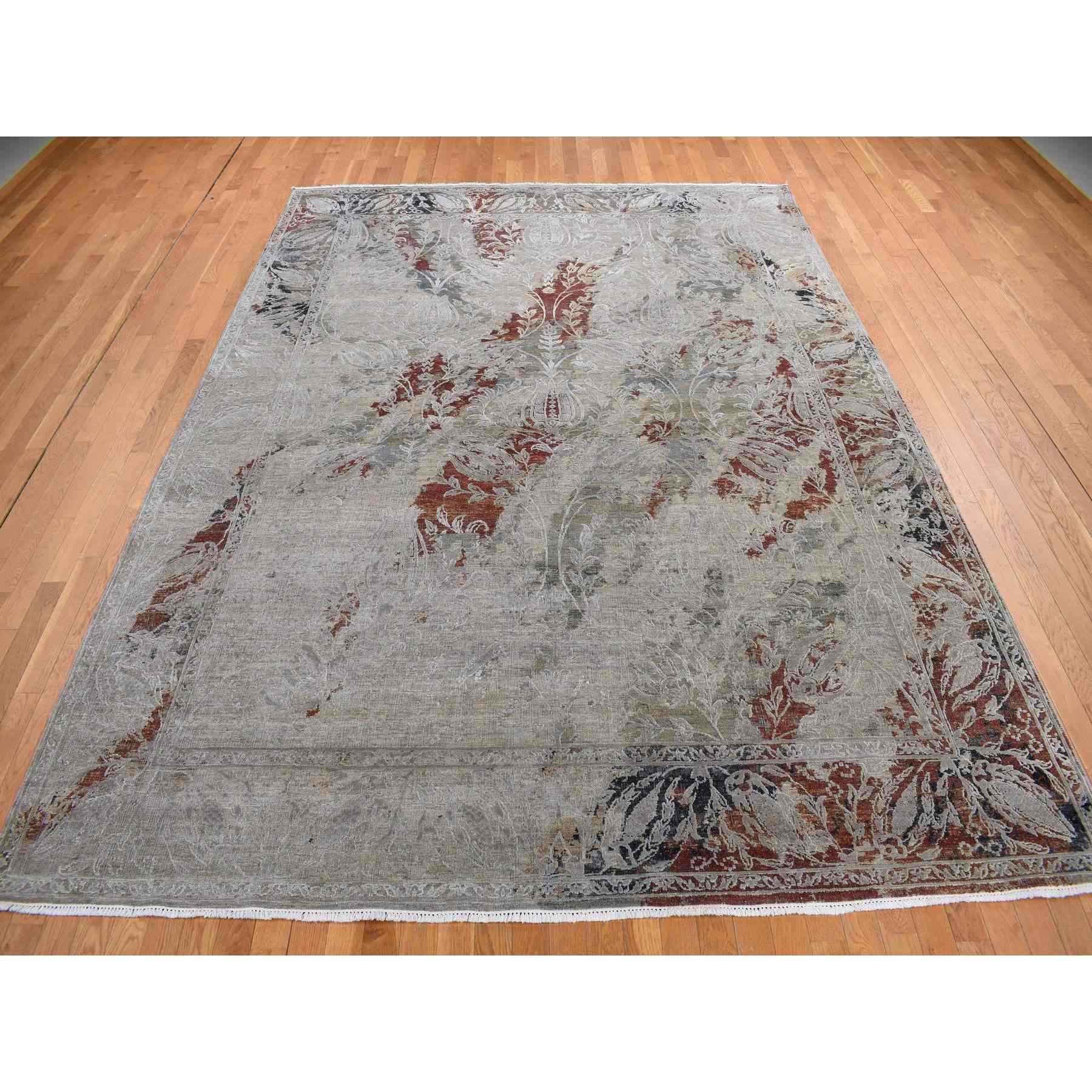 Transitional-Hand-Knotted-Rug-390755