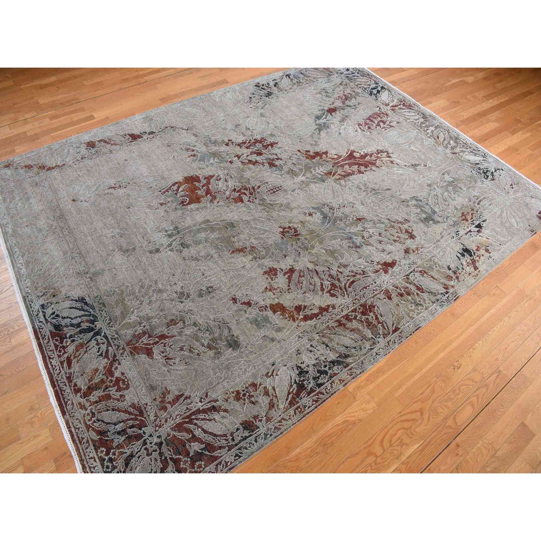Transitional-Hand-Knotted-Rug-390755